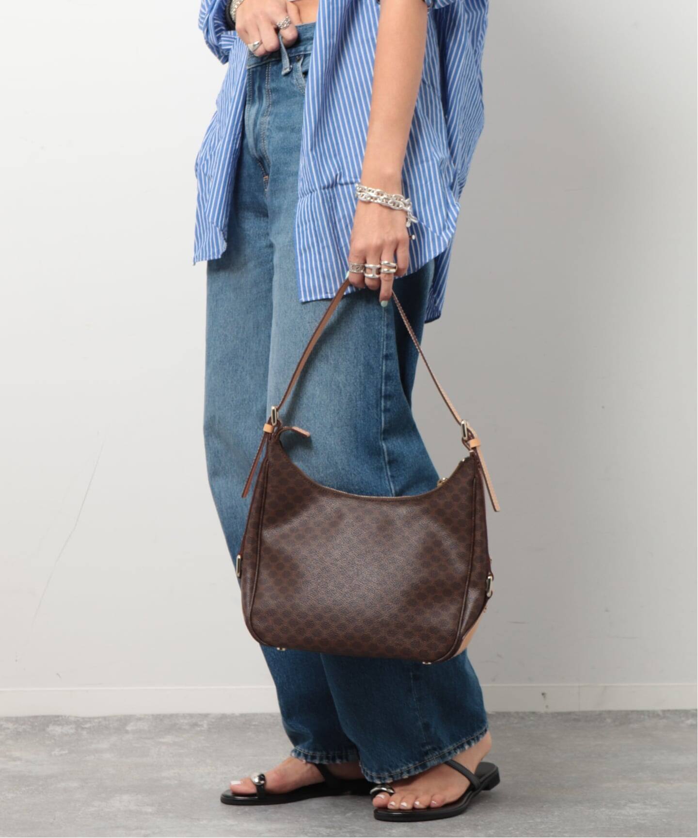 VINTAGE CELINE/セリーヌ】macadam shoulder bag（ショルダーバッグ
