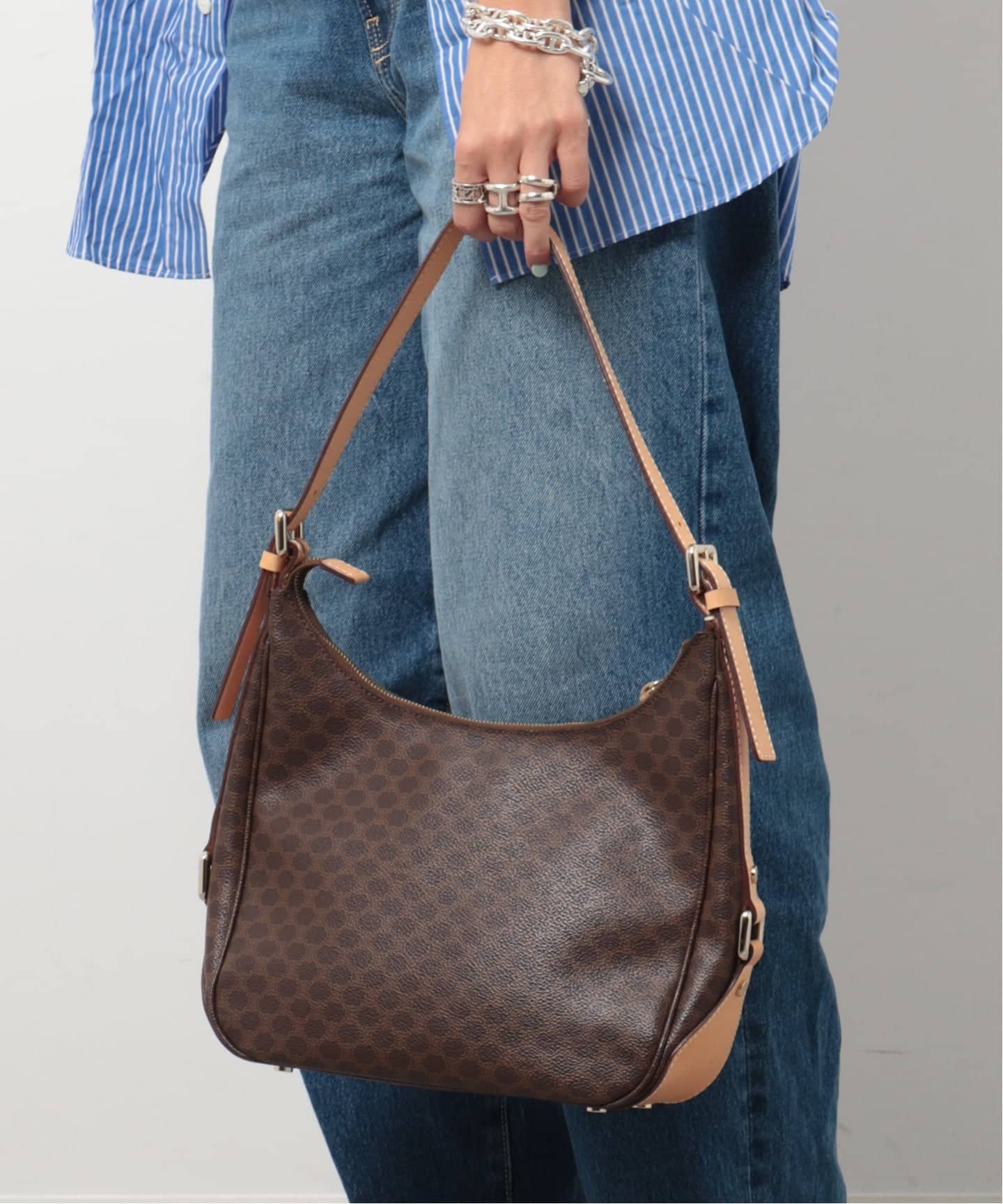 VINTAGE CELINE/セリーヌ】macadam shoulder bag（ショルダーバッグ