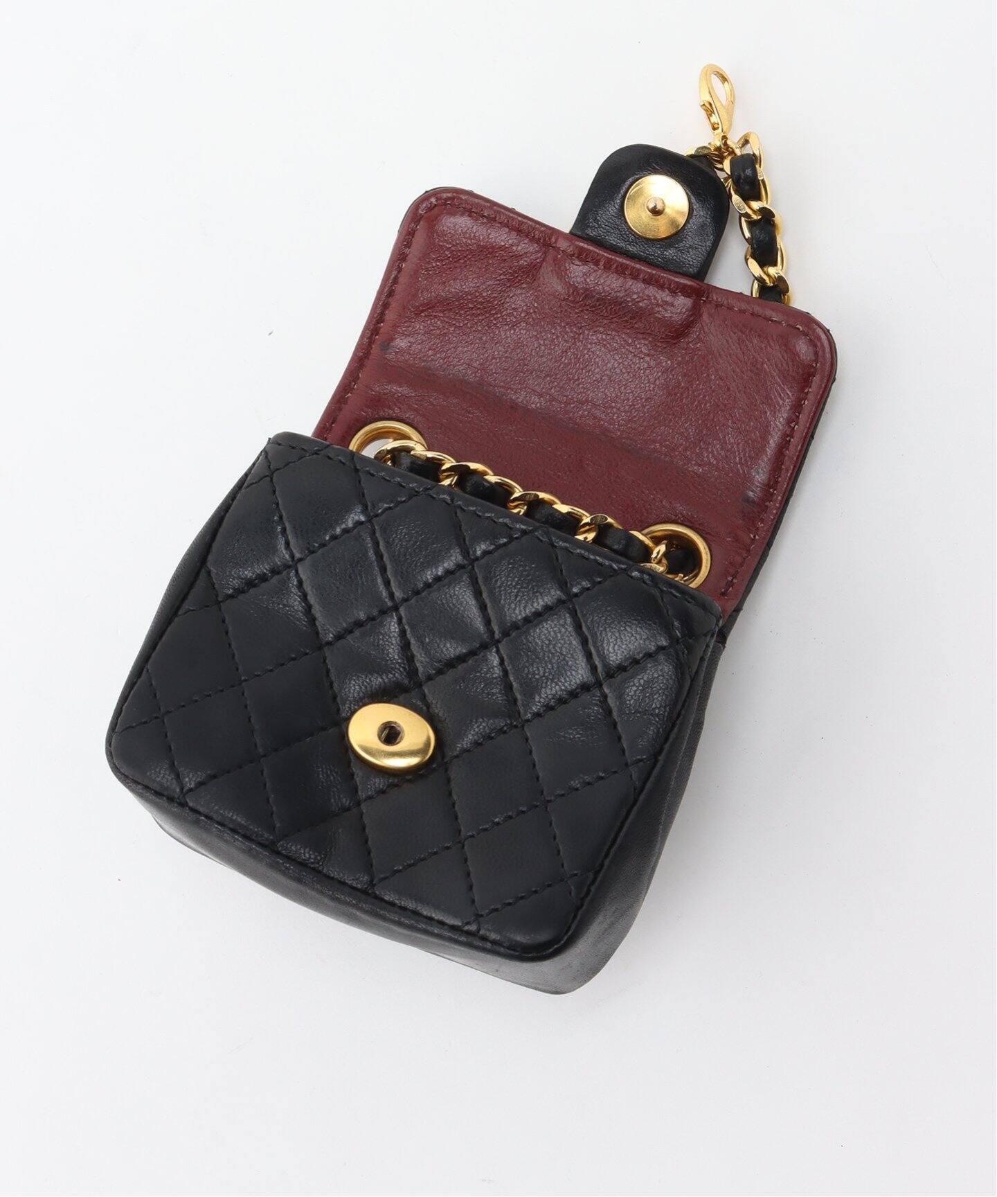 VINTAGE CHANEL/シャネル】 マトラッセチェーンショルダーミニバッグ  