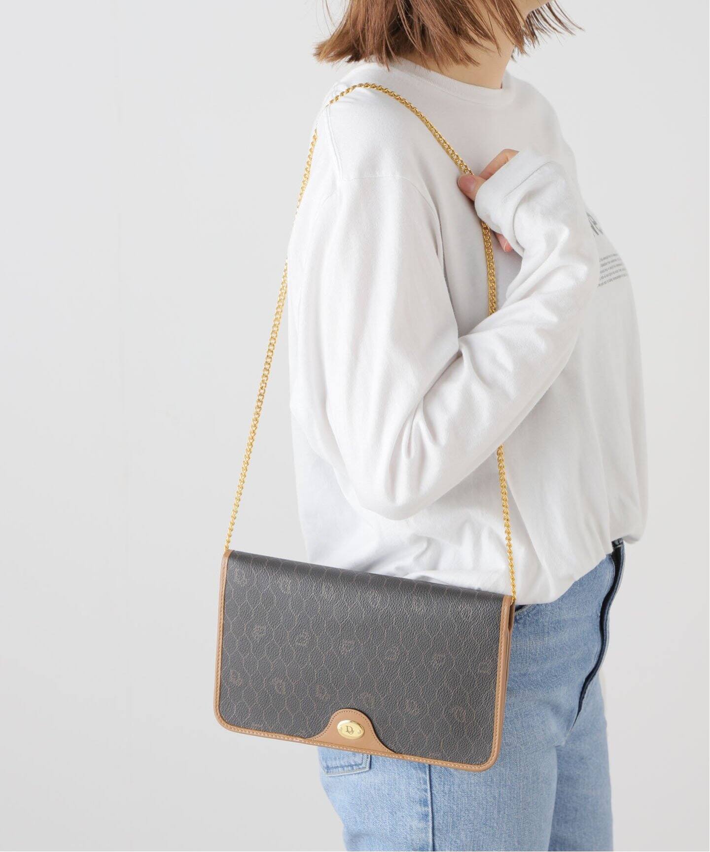 VINTAGE DIOR/ディオール】トロッター ショルダーバッグ（ショルダー 