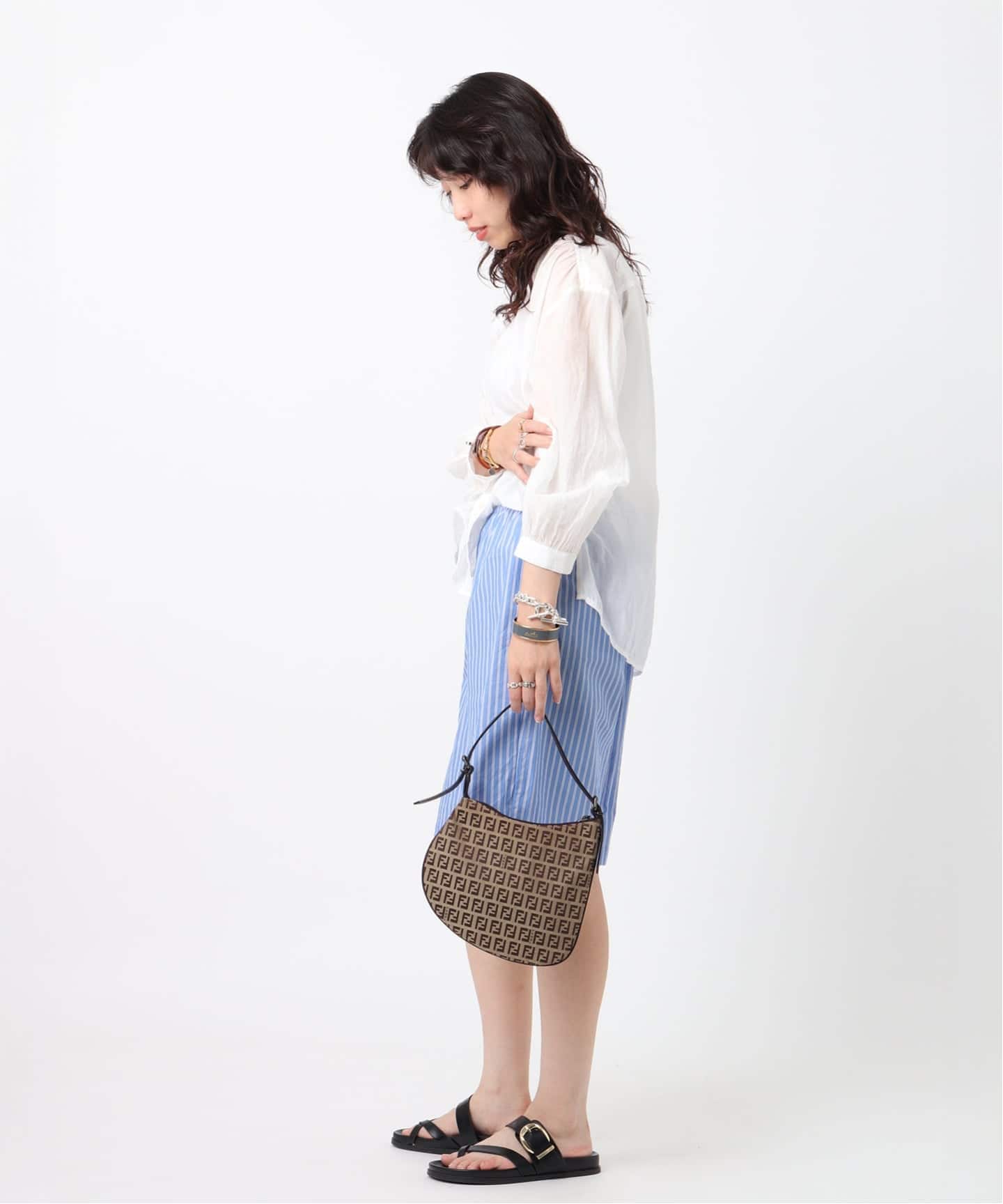 バッグ Vintage FENDI Zucchino Handbag y2k Y2K Fendi Zucca Zucchino Mogano Panna Piccola Oversized Hobo