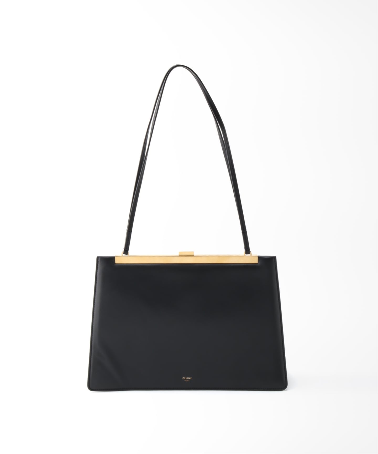 CELINE CLASP MEDIUM ハンドバッグ ブラック フィービー CELINE/セリーヌ】Clasp bag medium（ショルダーバッグ）｜ENSEMBLE