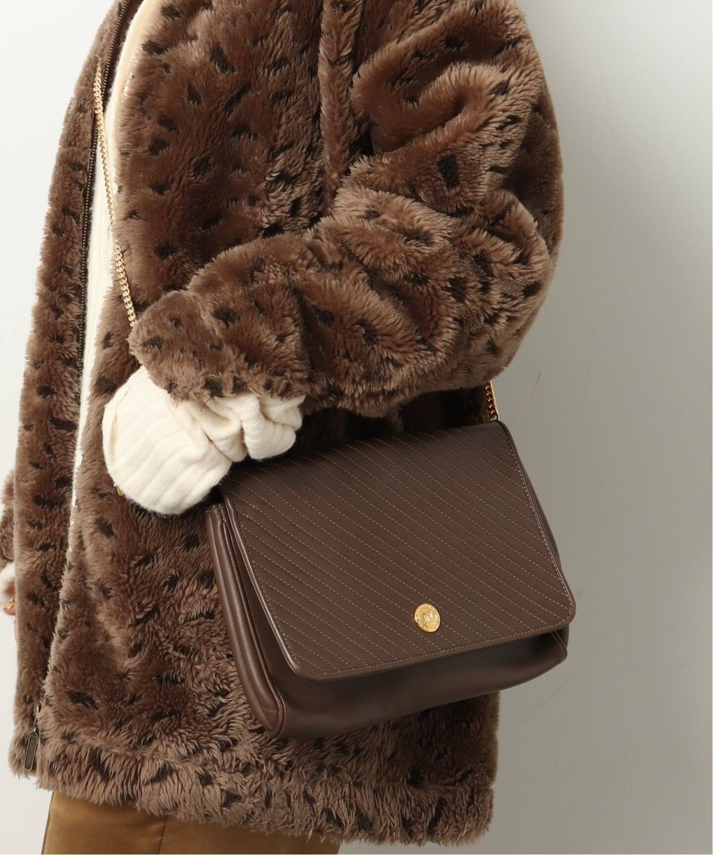 VINTAGE CELINE/セリーヌ】チェーンショルダーバッグ（ショルダー