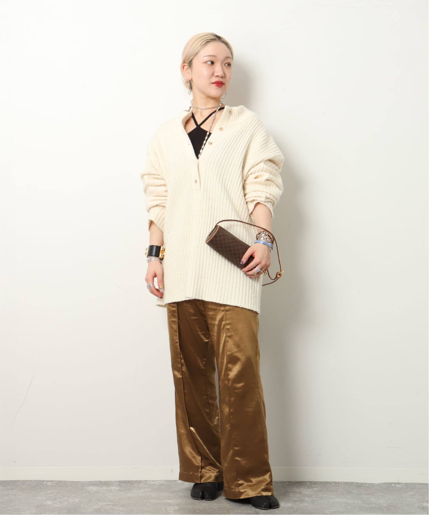 VINTAGE CELINE/セリーヌ】Macadam ミニショルダーバッグ（ショルダー