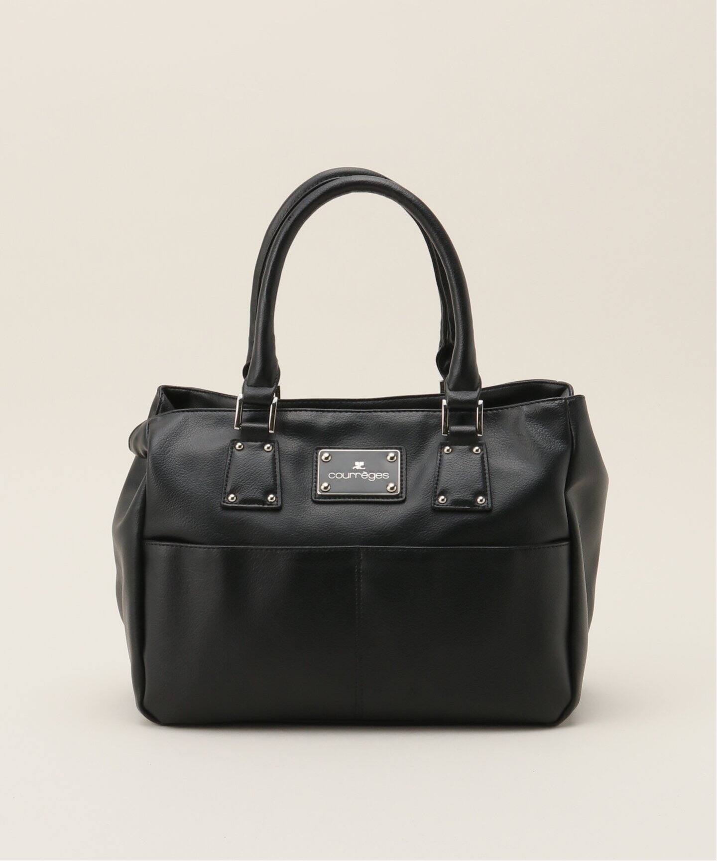 Courrèges クレージュ 2way ボストンバッグ ショルダーバッグ本革 