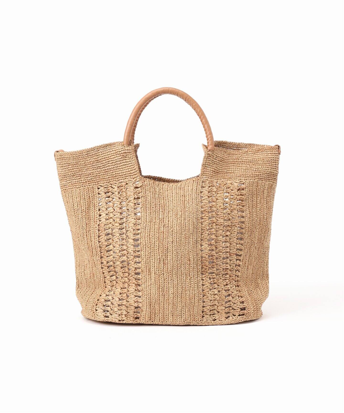 A POINT ETC/アーポワン ウテセ】 raphia bag（ハンドバッグ）｜IENA  
