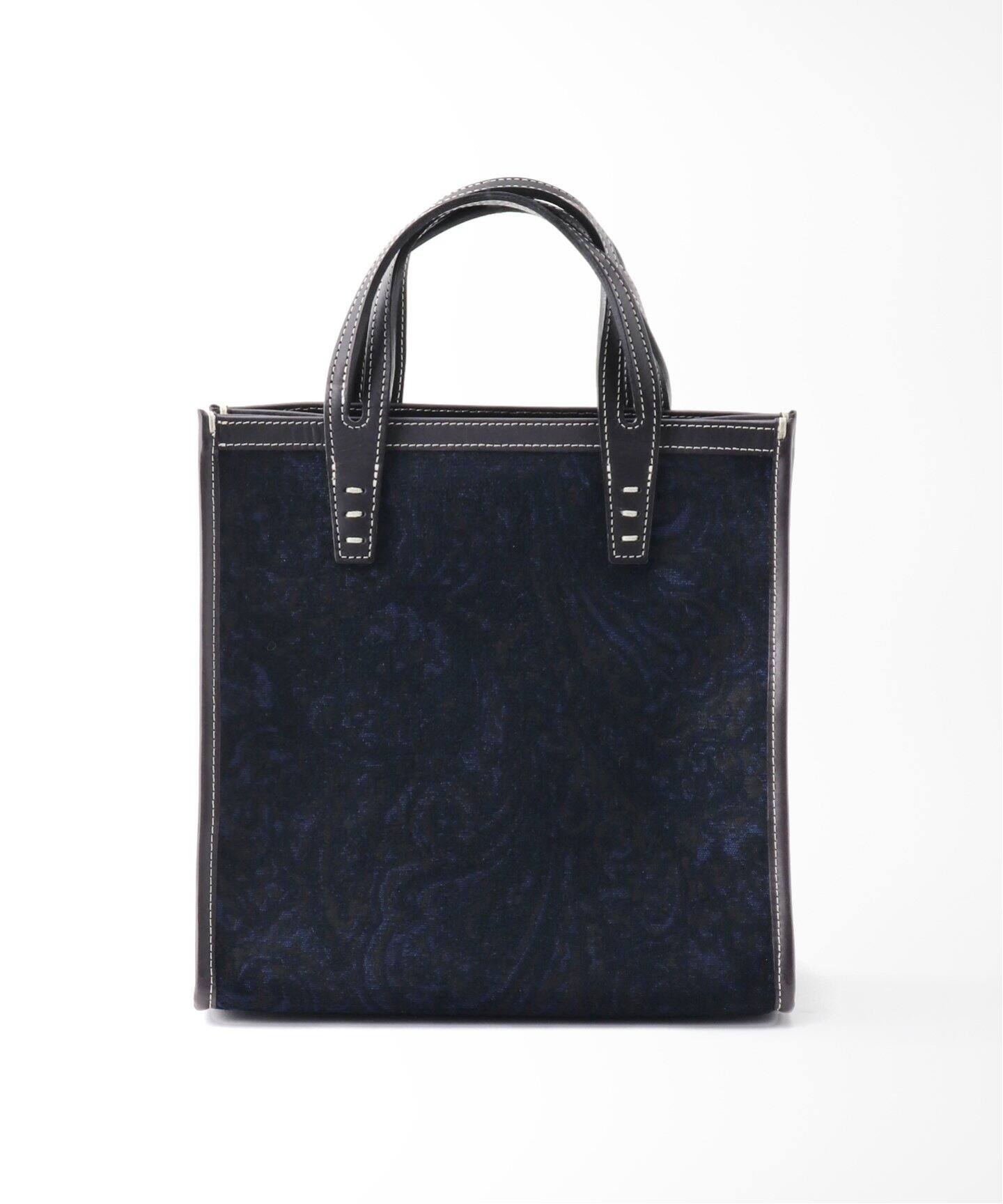 A VACATION/ア ヴァケーション】BOX ペイズリーバッグ（ハンドバッグ  