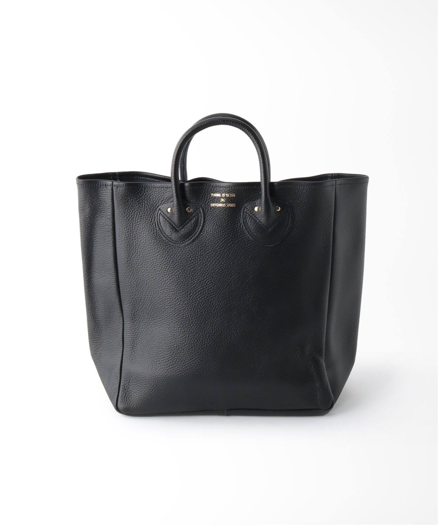 YOUNG&OLSEN/ヤングアンドオルセン】EMBOSSED LEATHER TOTE M（トート  
