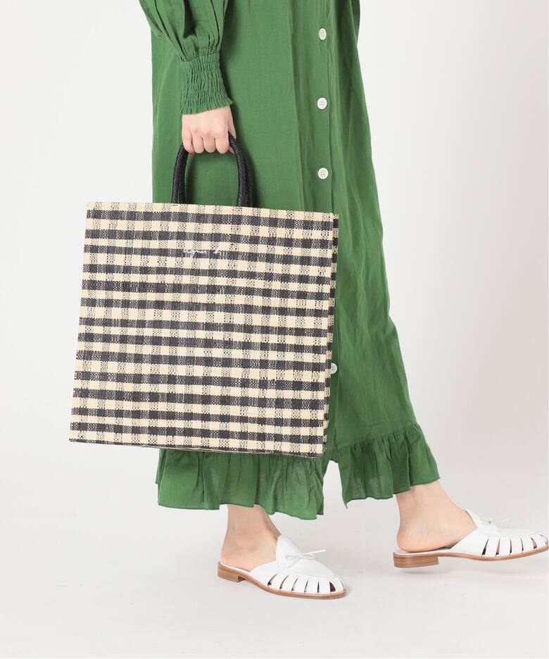 AGNES.B/アニエス・ベー】別注 MADAGASCAR バッグ◇（トートバッグ  