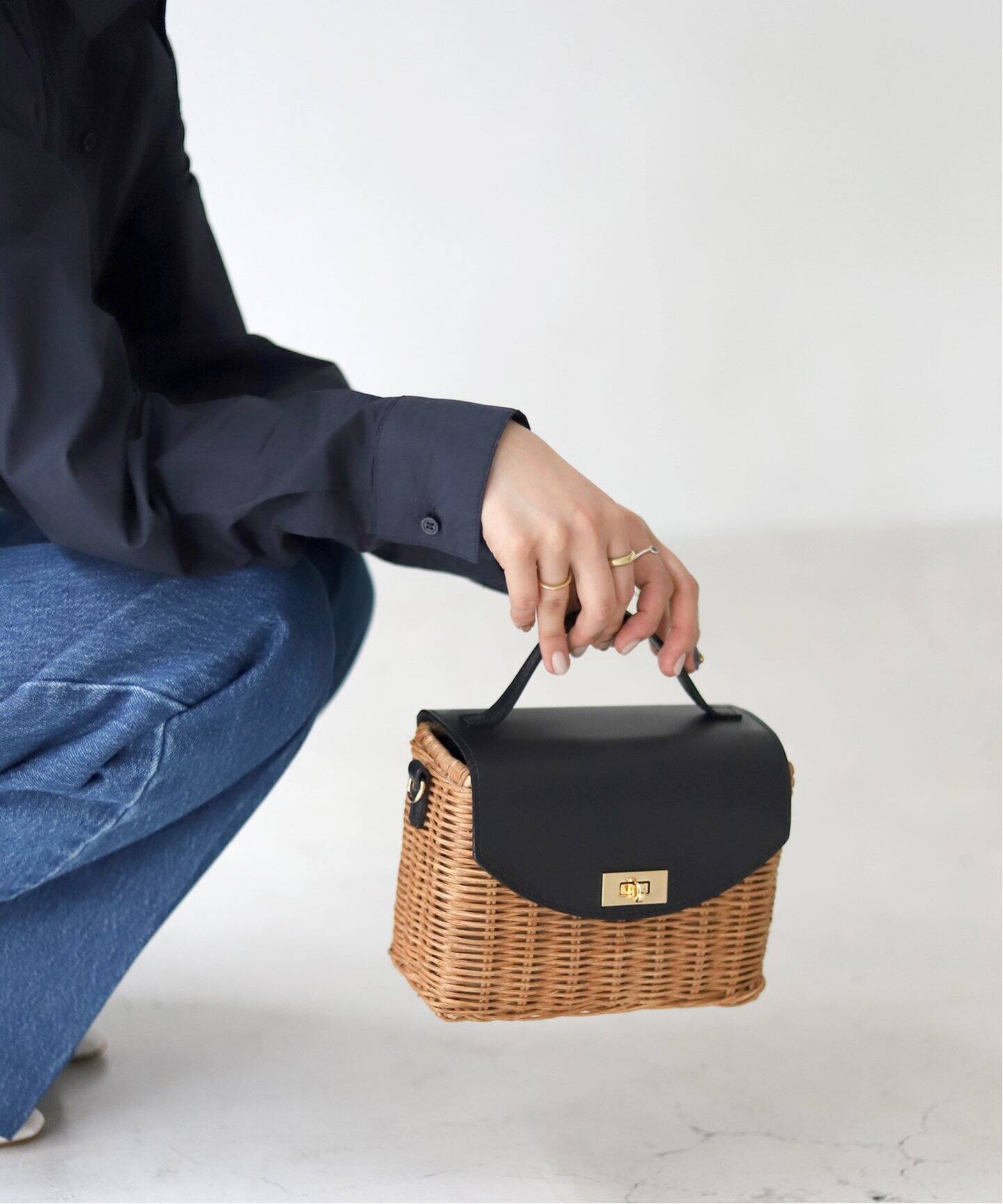 BAGMATI/バグマティ】カゴハンドバッグ（ハンドバッグ）｜SLOBE IENA  