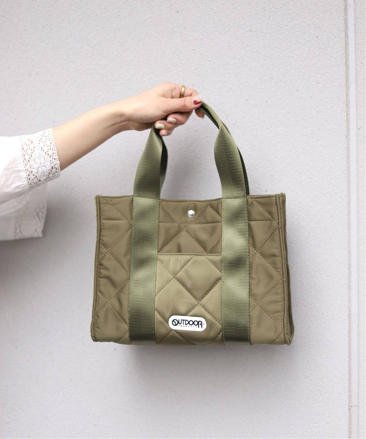OUTDOOR/アウトドア】SLOBE別注 キルティングトートバッグ 
