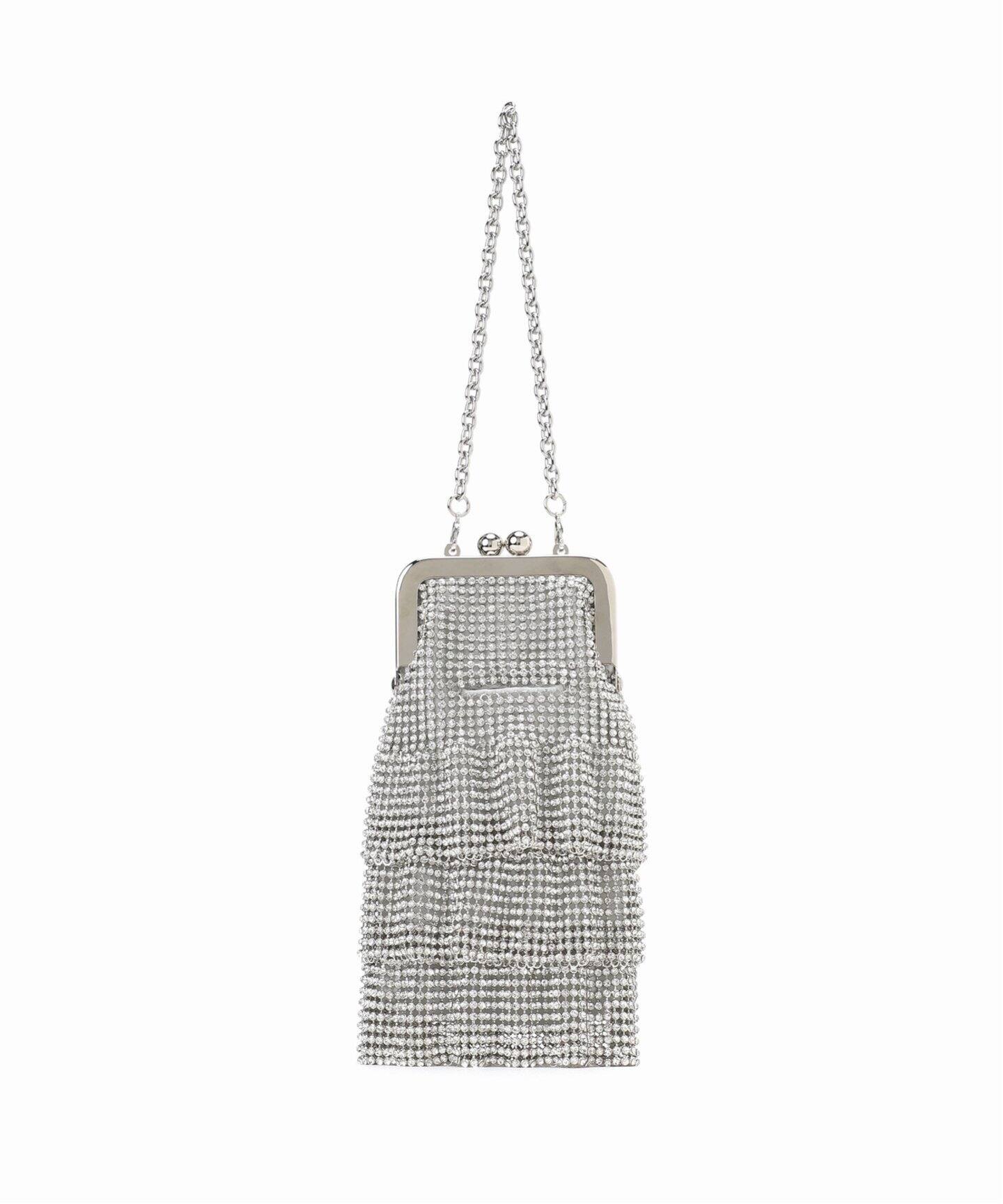 Whiting&Davis】Kyra Petite Ruffle Clutch バッグ（その他バッグ 