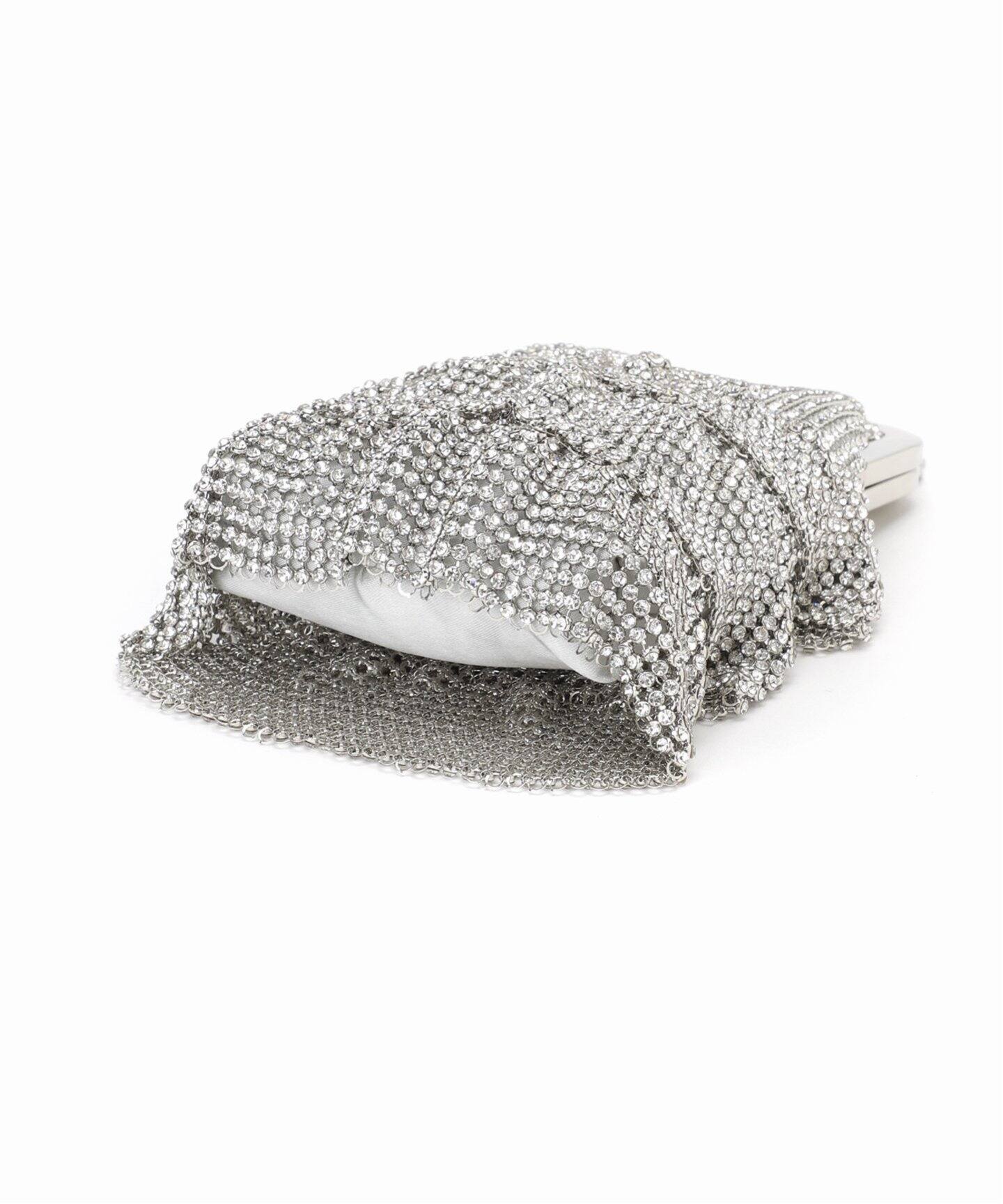 Whiting&Davis】Kyra Petite Ruffle Clutch バッグ（その他バッグ 