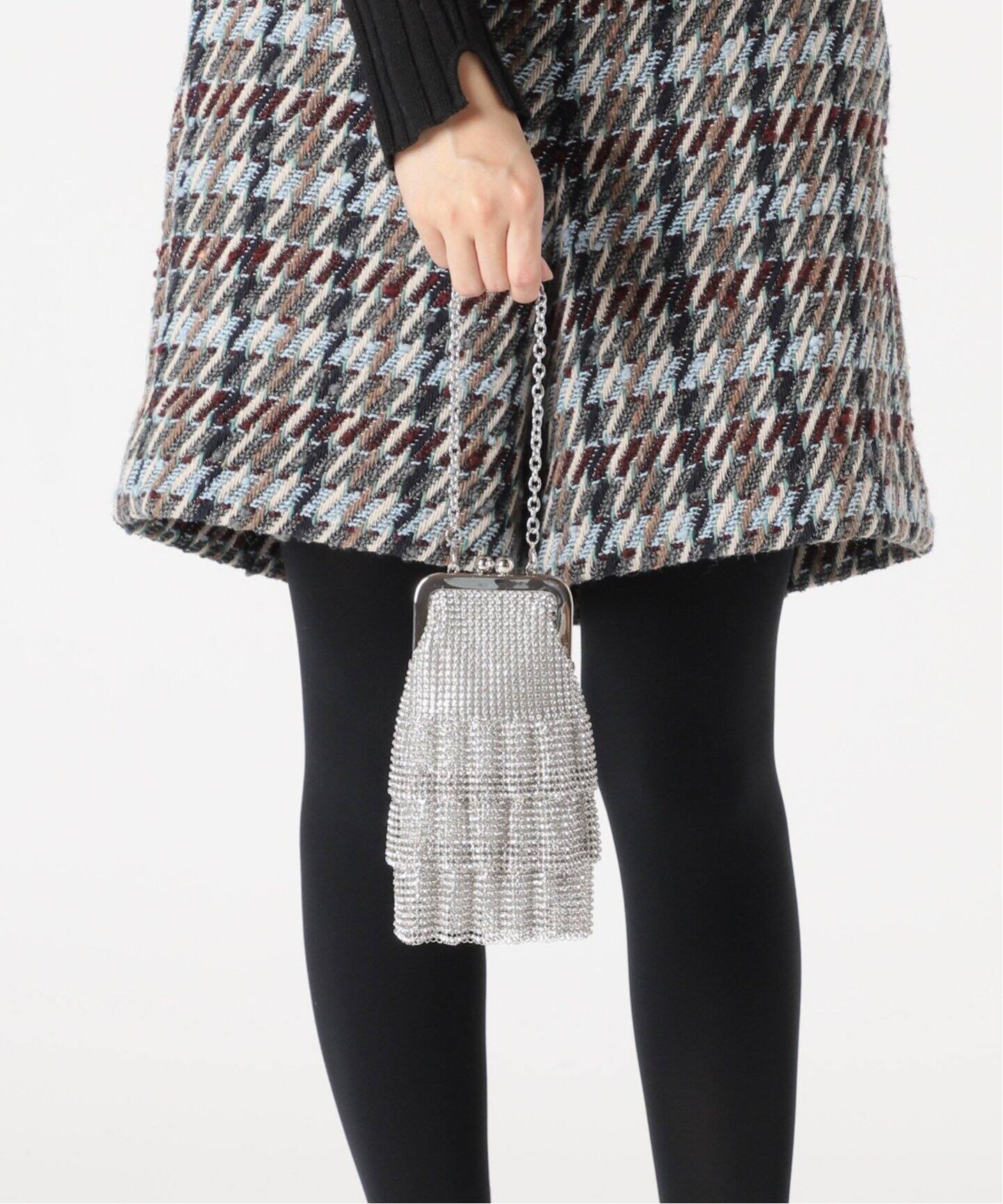 Whiting&Davis】Kyra Petite Ruffle Clutch バッグ（その他バッグ 