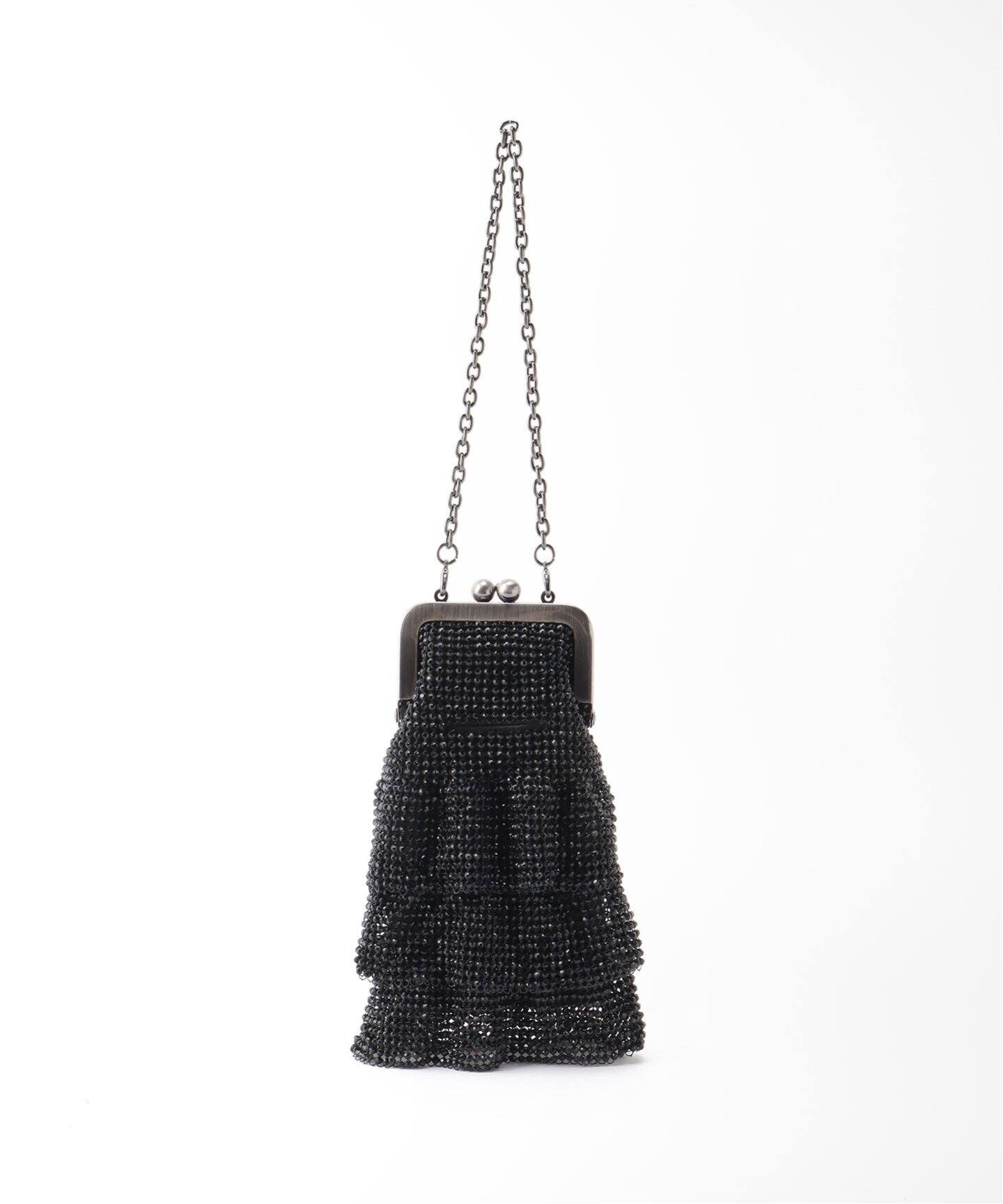 Whiting&Davis】Kyra Petite Ruffle Clutch バッグ（その他バッグ 