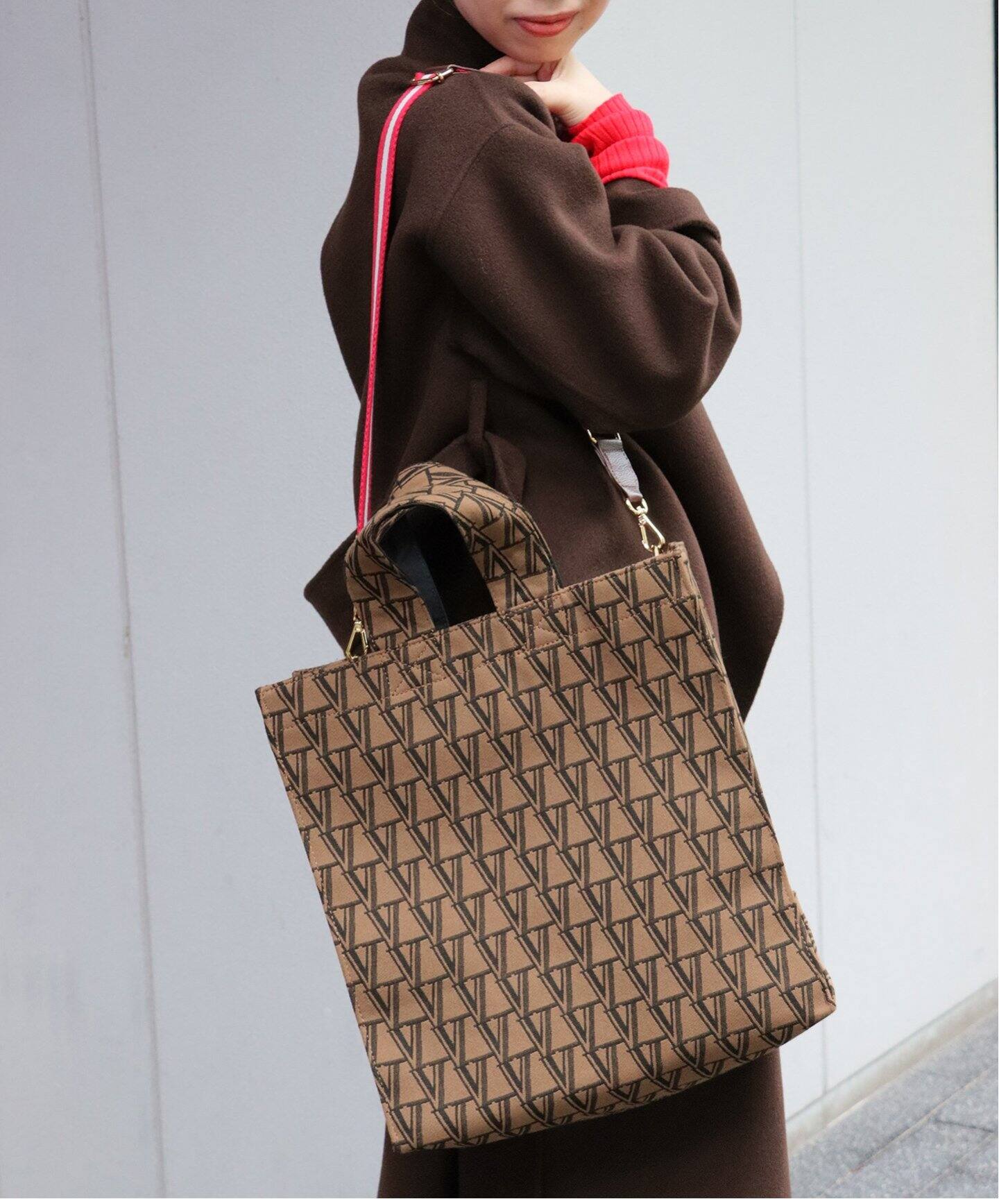 追加7》VERMEILジャガードモノグラムトート（トートバッグ）｜VERMEIL  