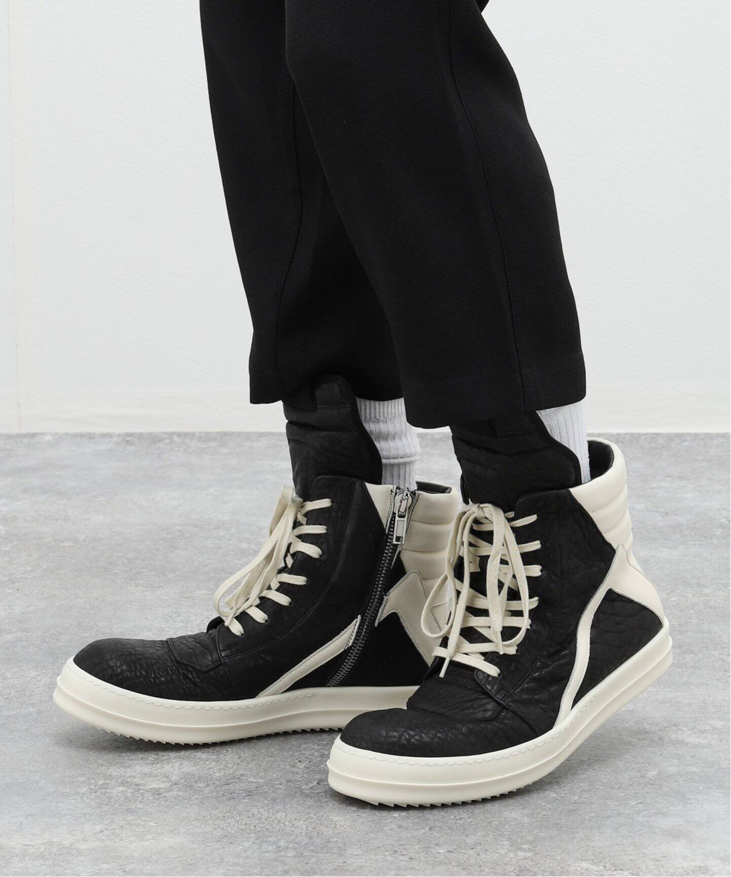 RICK OWENS:RU02B2894LBB-911:GEOBASKET（スニーカー）｜BOICE FROM 
