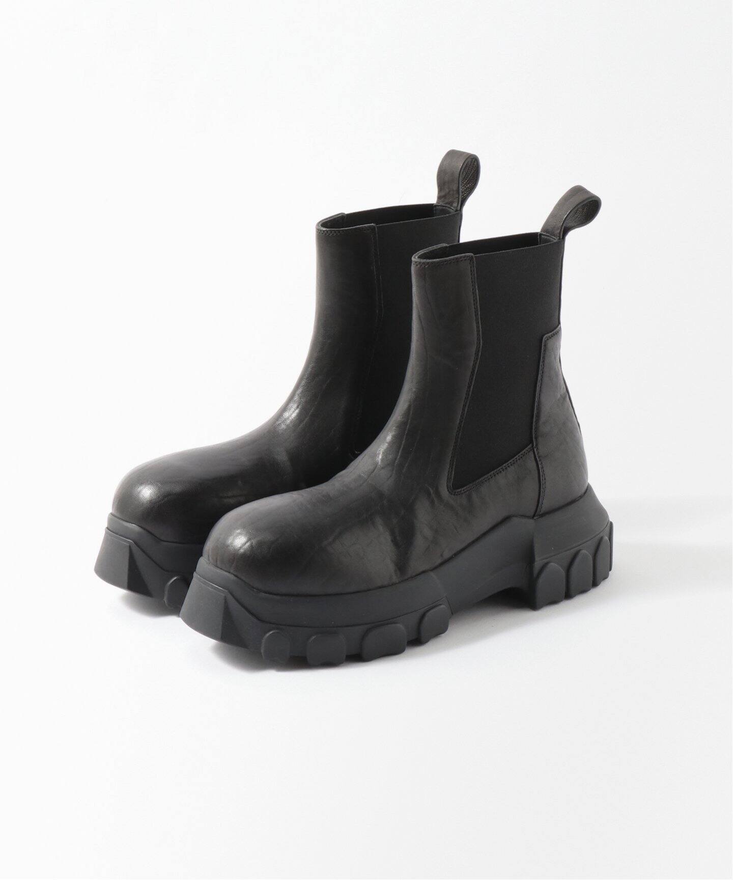 RICK OWENS:RP02B6881LBB-099:BOZO TRACTOR（ロングブーツ）｜BOICE  
