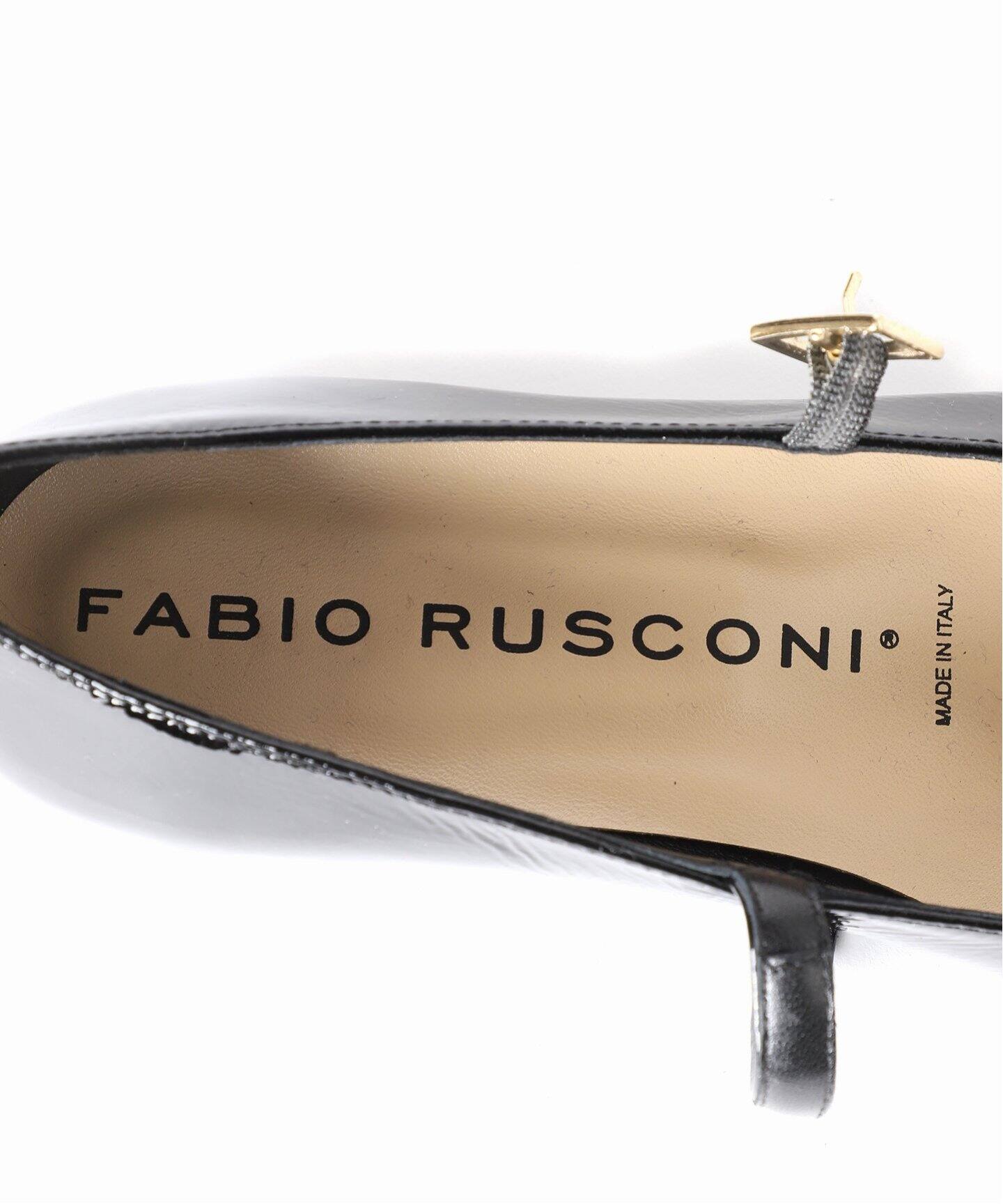 FABIO RUSCONI/ファビオルスコーニ】 ストラップフラットシューズ ...