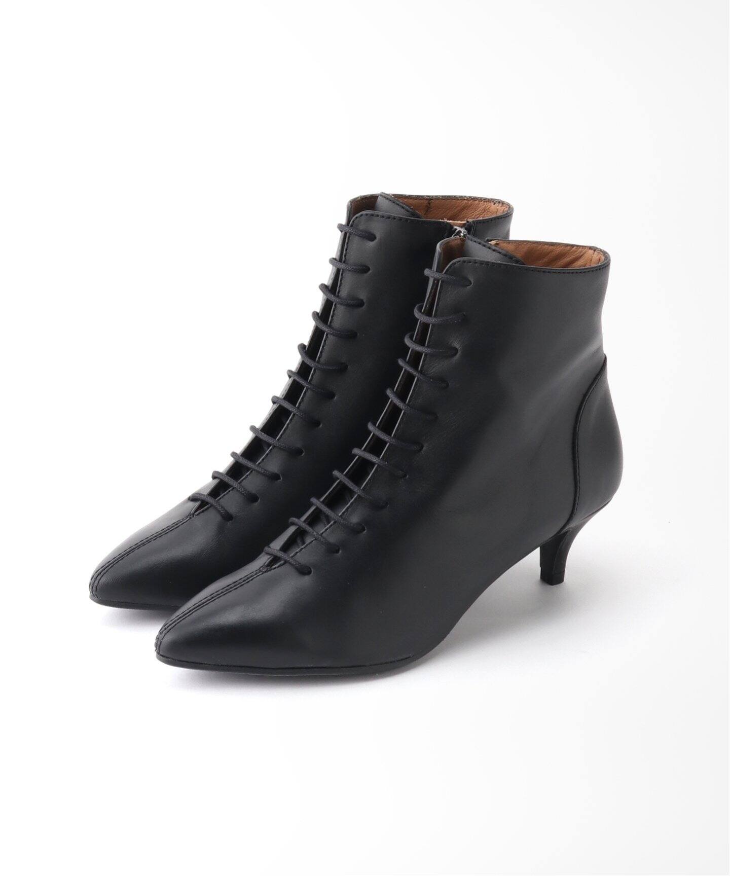 EDIT.FOR LULU購入ヴィンテージ ボアレースアップレザーブーツ 