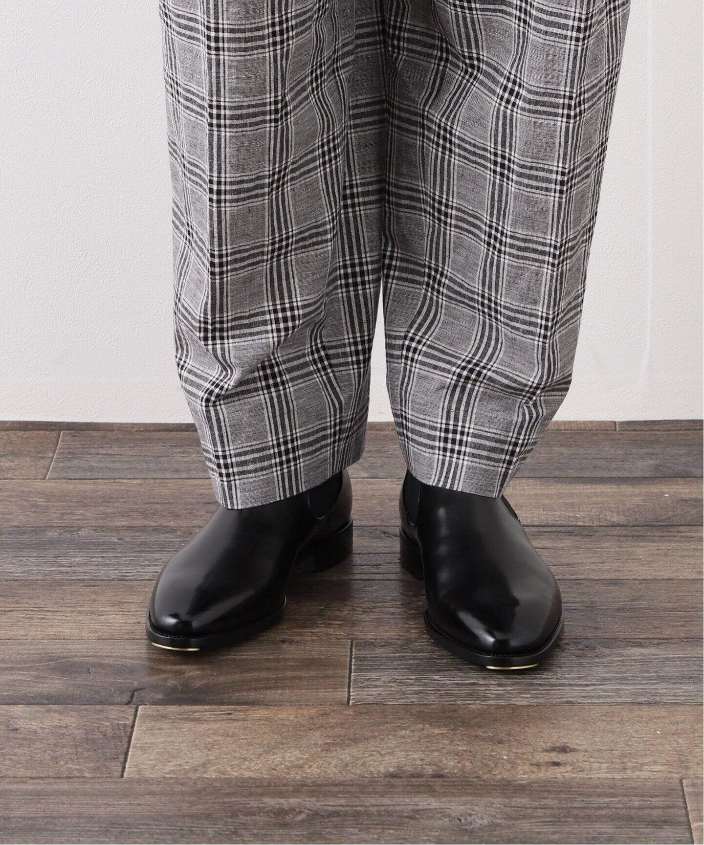 CALMANTHOLOGY / カルマンソロジー】SIDE GORE BOOTS（レザーシューズ 