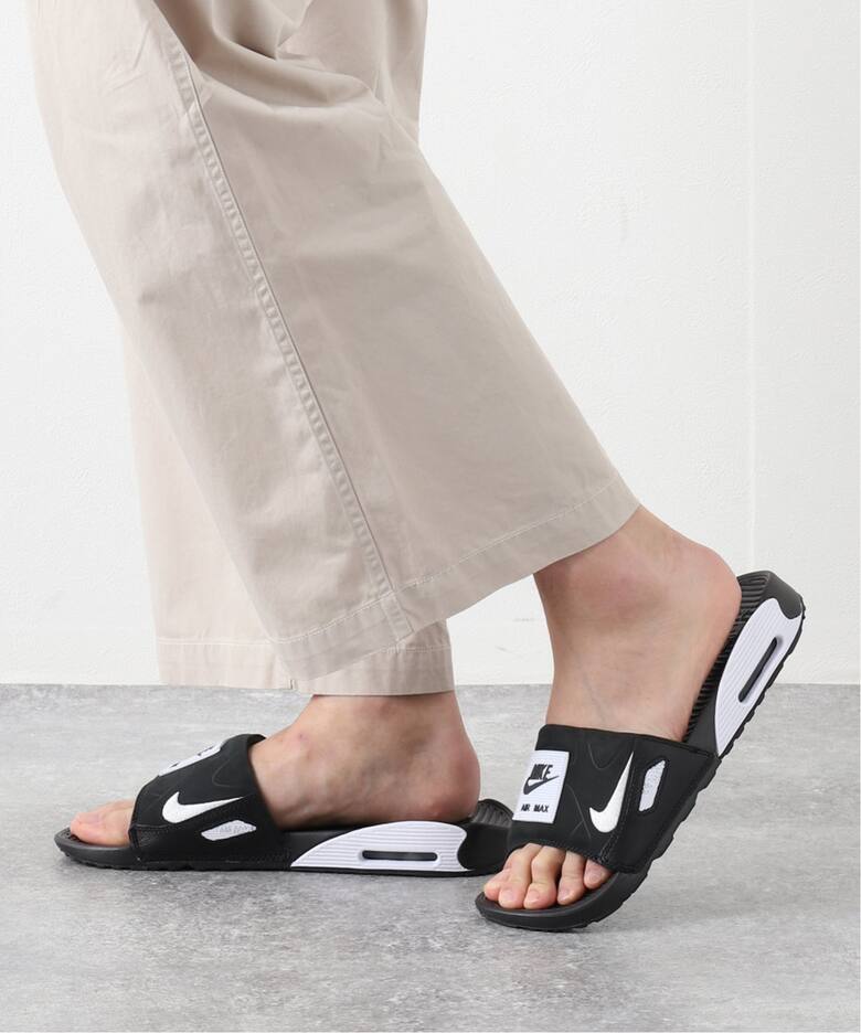 Nike Air Max 90 太けれ Slide サンダル ブラック ホワイト