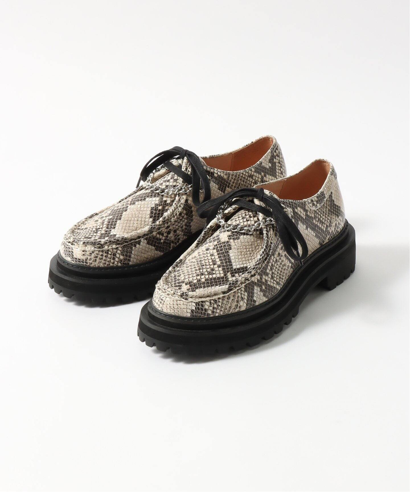 DAIRIKU / ダイリク】Python Derby Shoes（レザーシューズ 