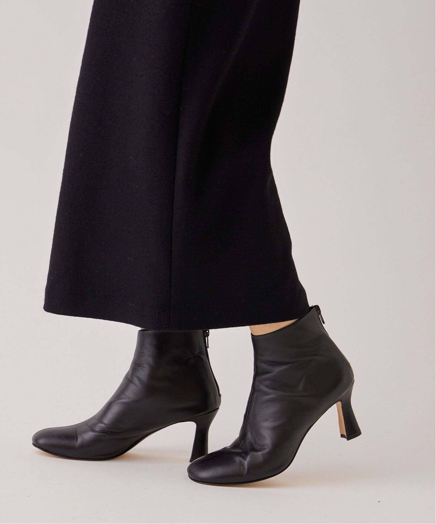 JANE SMITH/ジェーンスミス】ROUND TOE SHORT BOOTS：ショートブーツ 