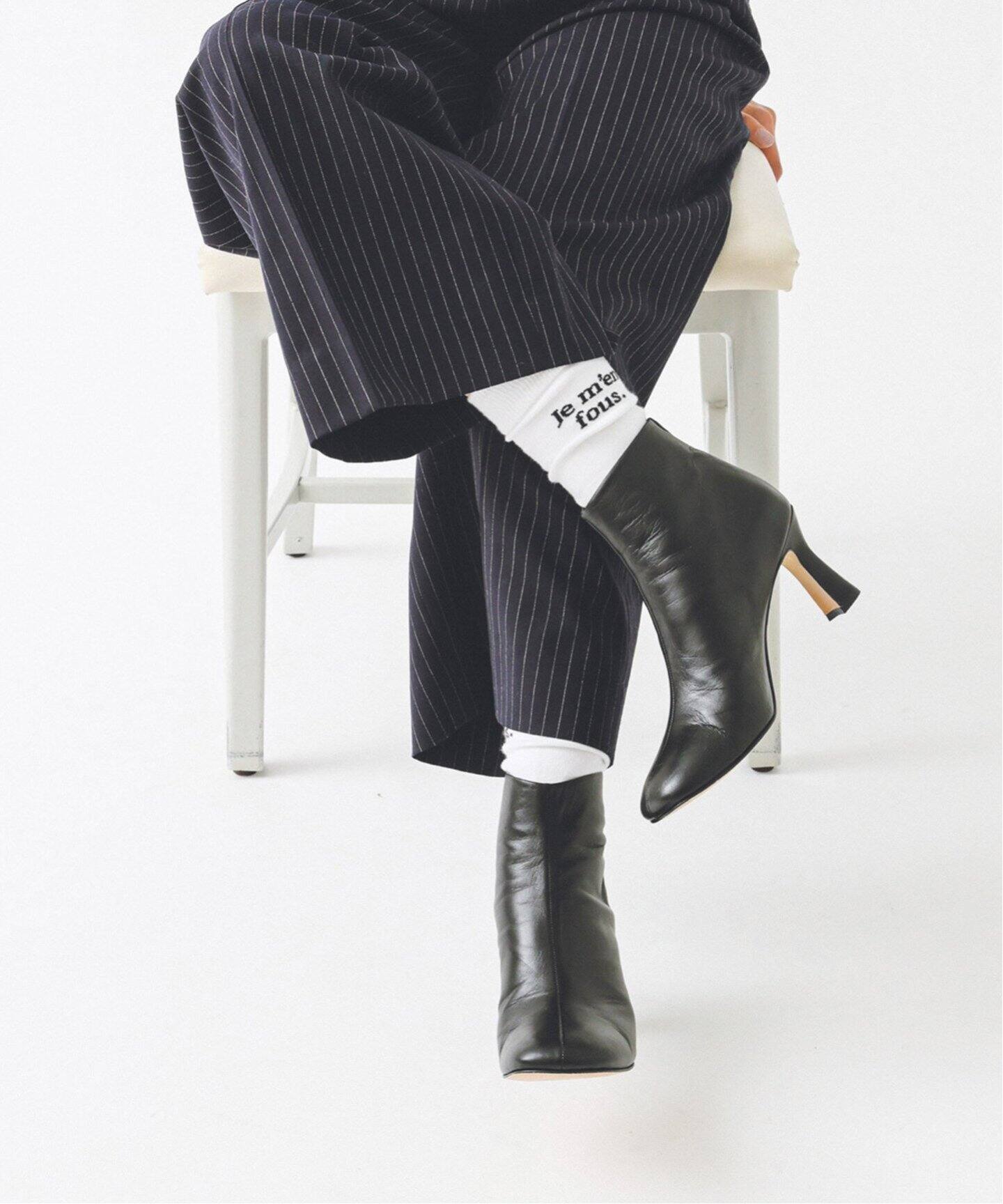 JANE SMITH/ジェーンスミス】ROUND TOE SHORT BOOTS：ショートブーツ 