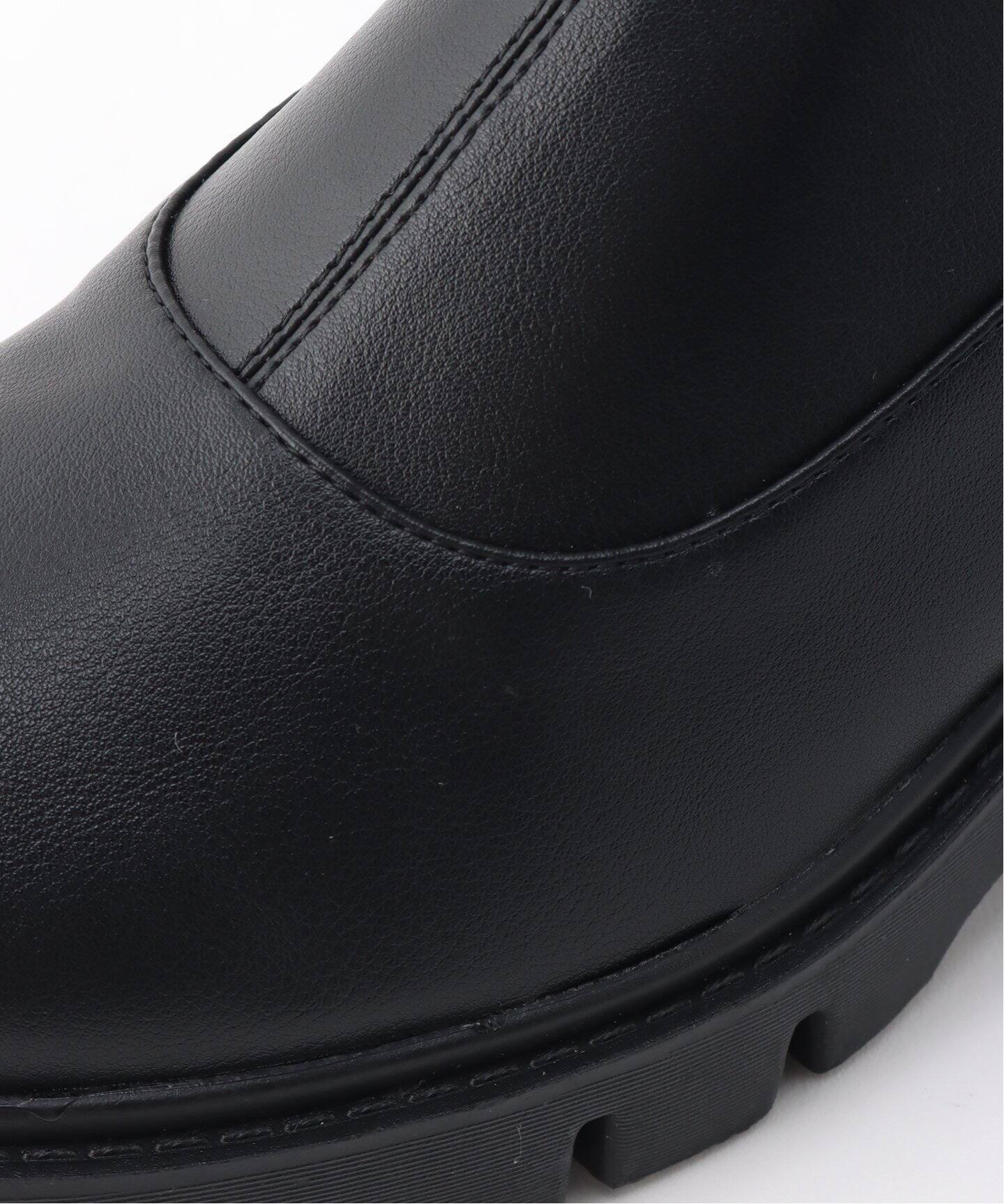 MOLLINI /モリーニ】 BLACK STRETCH SOMMTH LONG：ニーハイブーツ  