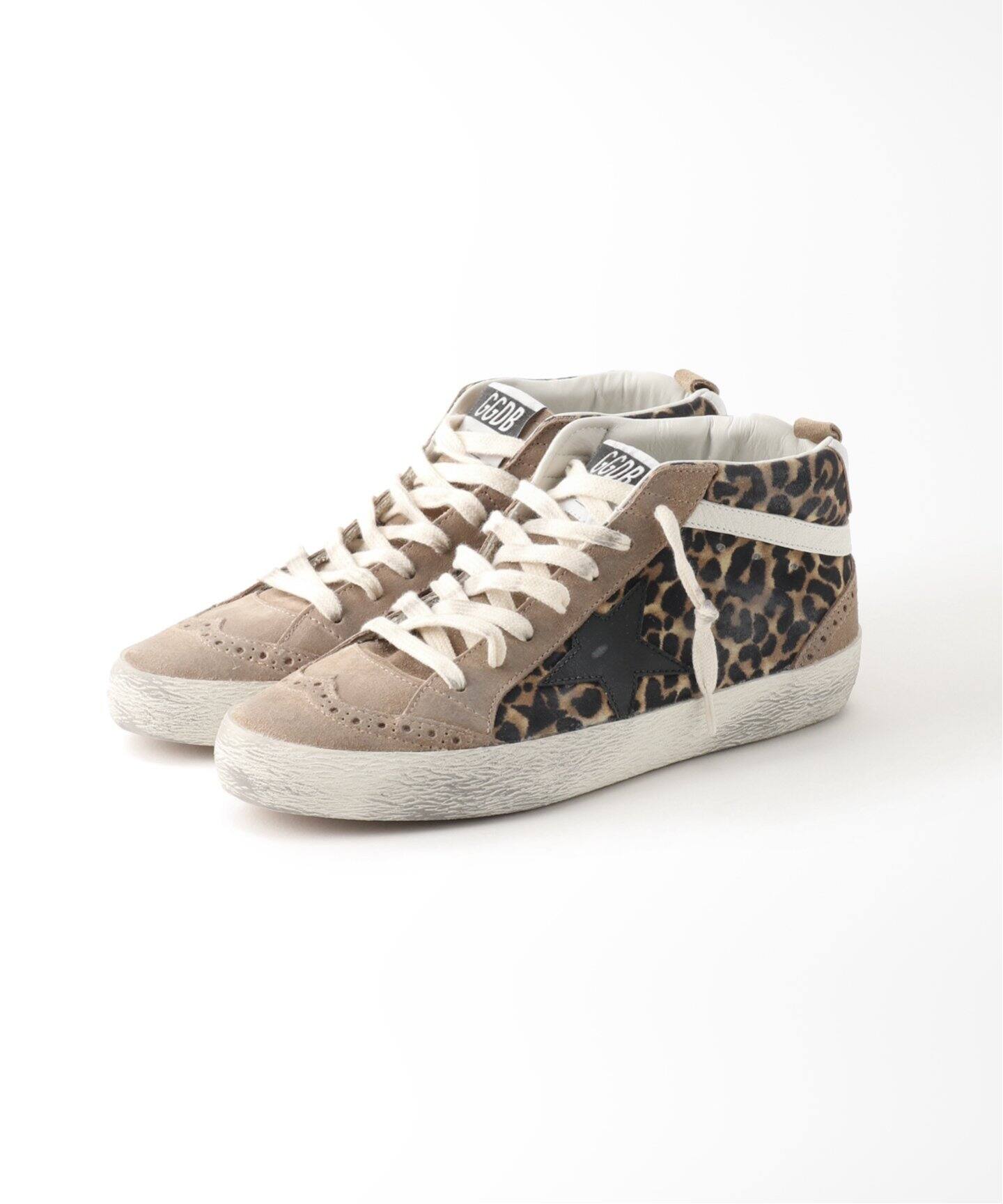 GOLDEN GOOSE/ゴールデングース】 MID STAR LEOPARD（スニーカー 