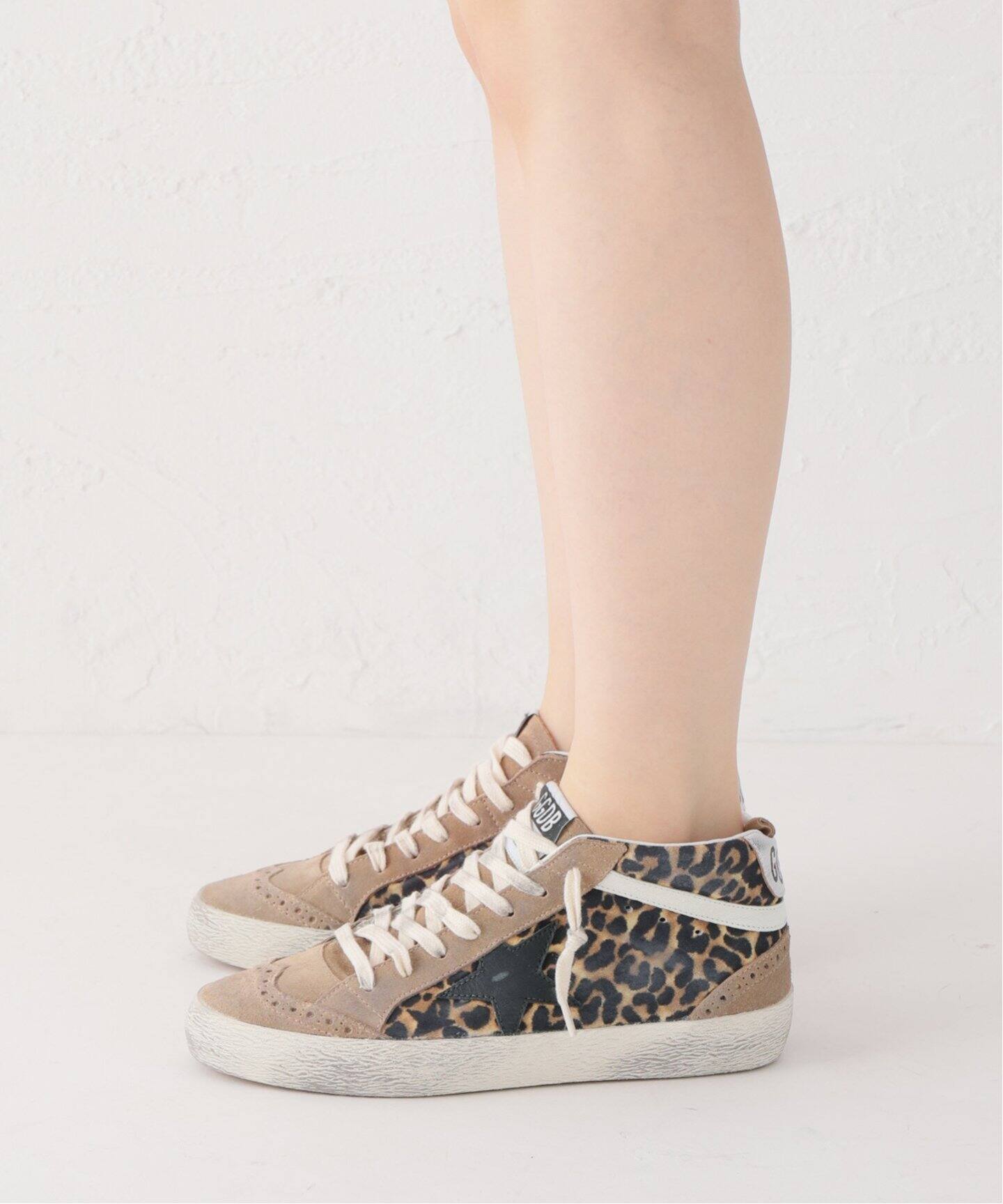 GOLDEN GOOSE/ゴールデングース】 MID STAR LEOPARD（スニーカー 