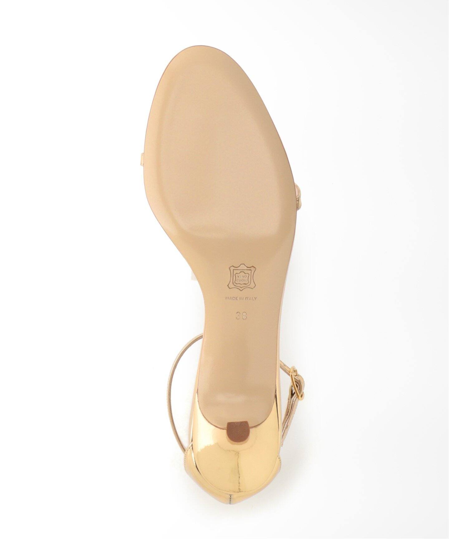 NEBULONI E.(ネブローニ)｜メタリックアンクルストラップサンダル  