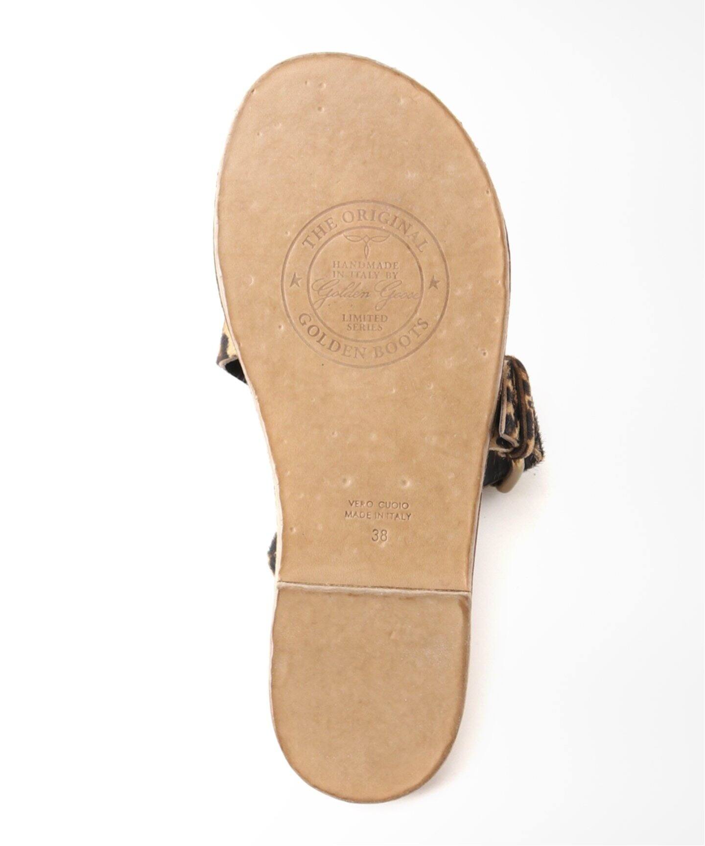 GOLDEN GOOSE/ゴールデングース】LEOPARD FLAT サンダル（サンダル 