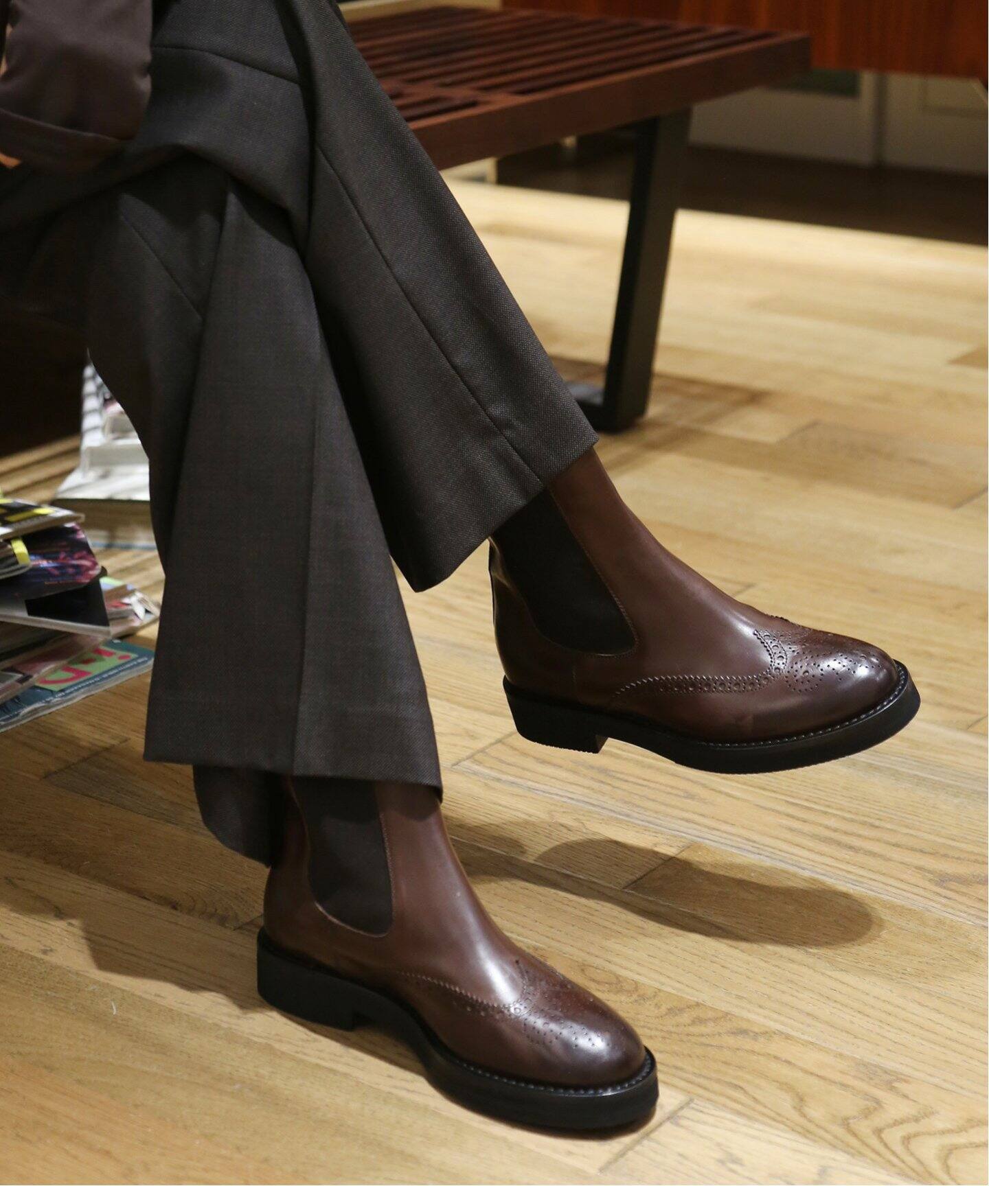 VITTORIO VIRGILI/ヴィットリオ ヴィルジリ】WING TIP ブーツ 