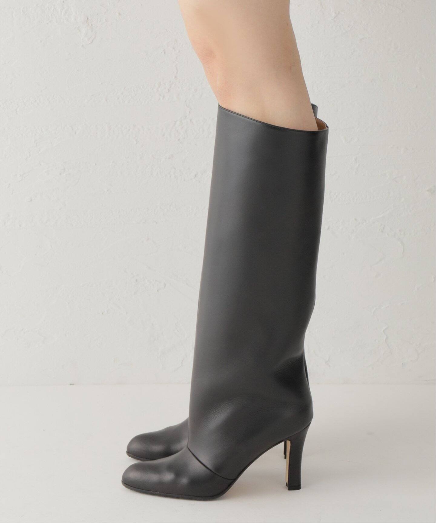 MANOLO BLAHNIK/マノロ ブラニク】9cm Heal Long BOOTS（ロングブーツ 