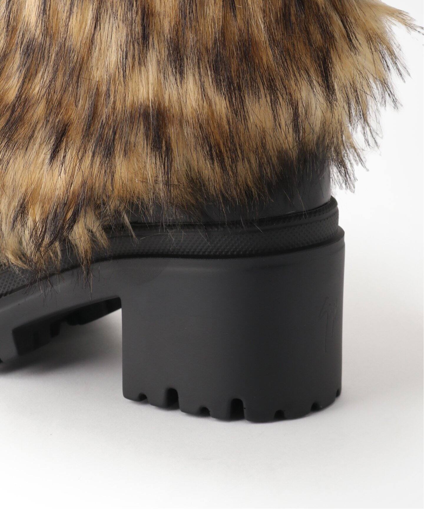 GIUSEPPE ZANOTTI/ジュゼッペ ザノッティ】Fake fur BOOTS（ロング 