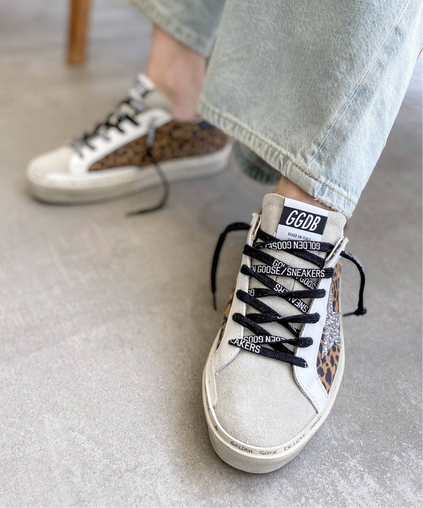 GOLDEN GOOSE/ゴールデングース】HISTAR LEOPARD SNEAKERS 