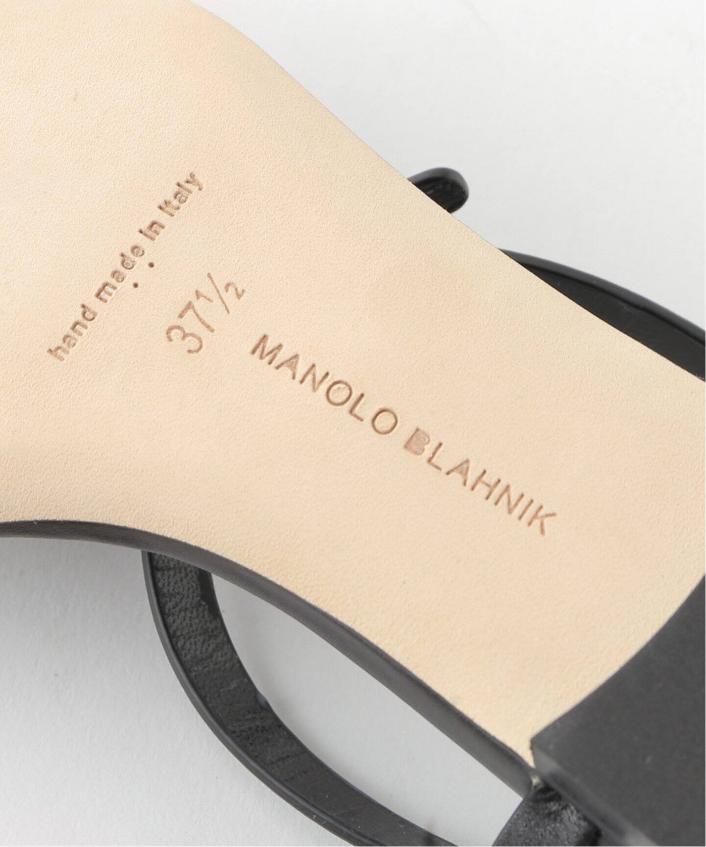 MANOLO BLAHNIK/マノロ ブラニク】FLAT SANDALS（サンダル）｜L  