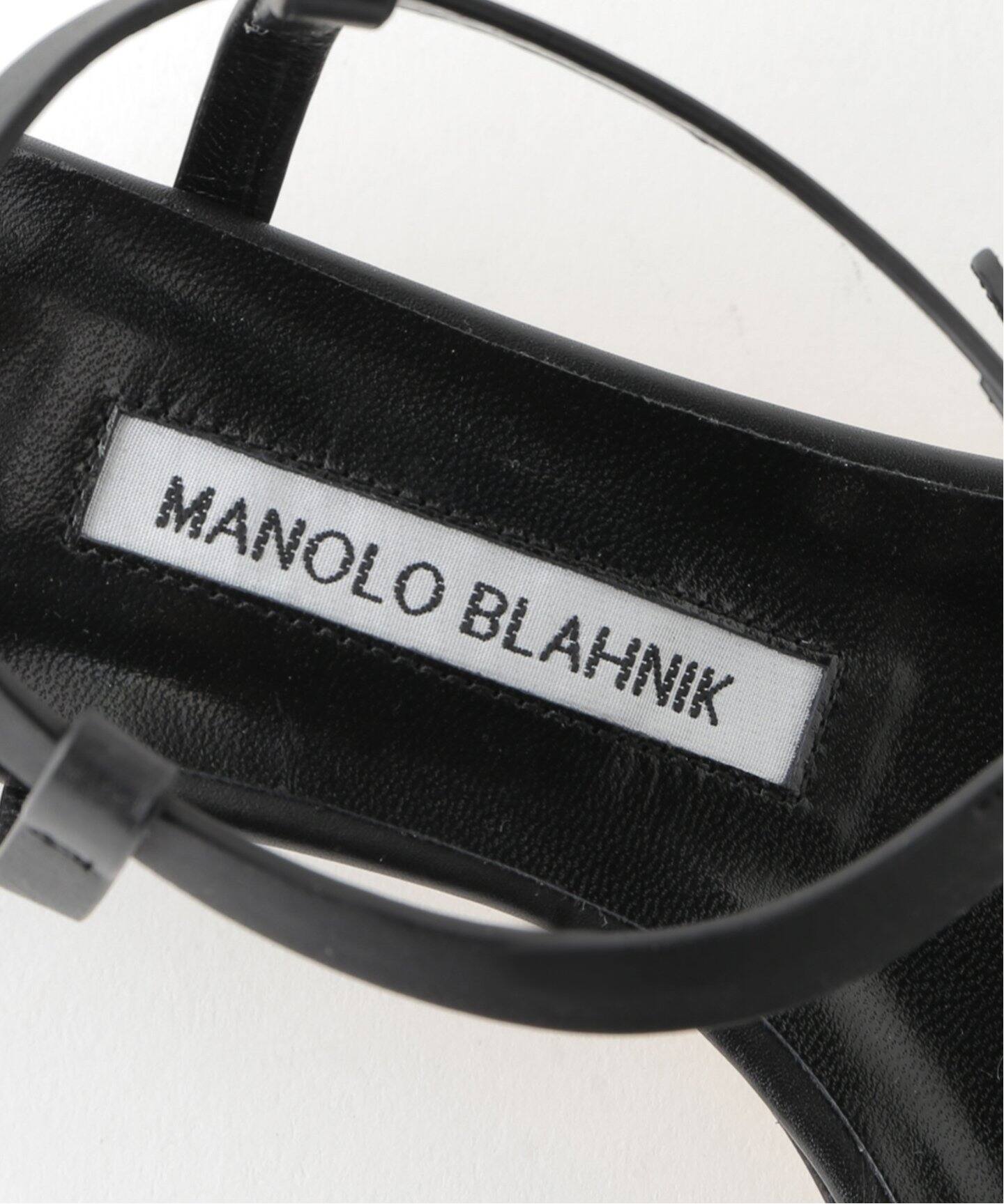 MANOLO BLAHNIK/マノロ ブラニク】FLAT SANDALS（サンダル）｜L 