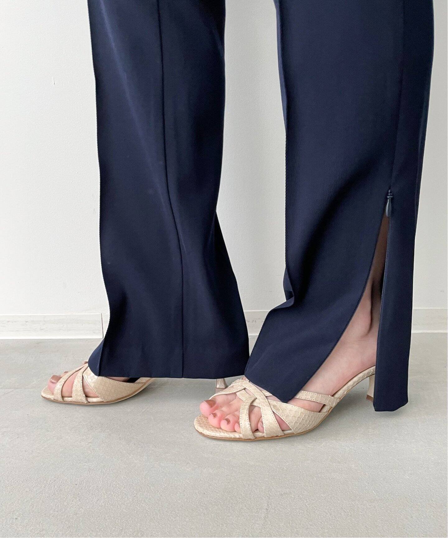 MANOLO BLAHNIK/マノロ ブラニク】MACULA 5cm SANDALS(snake 
