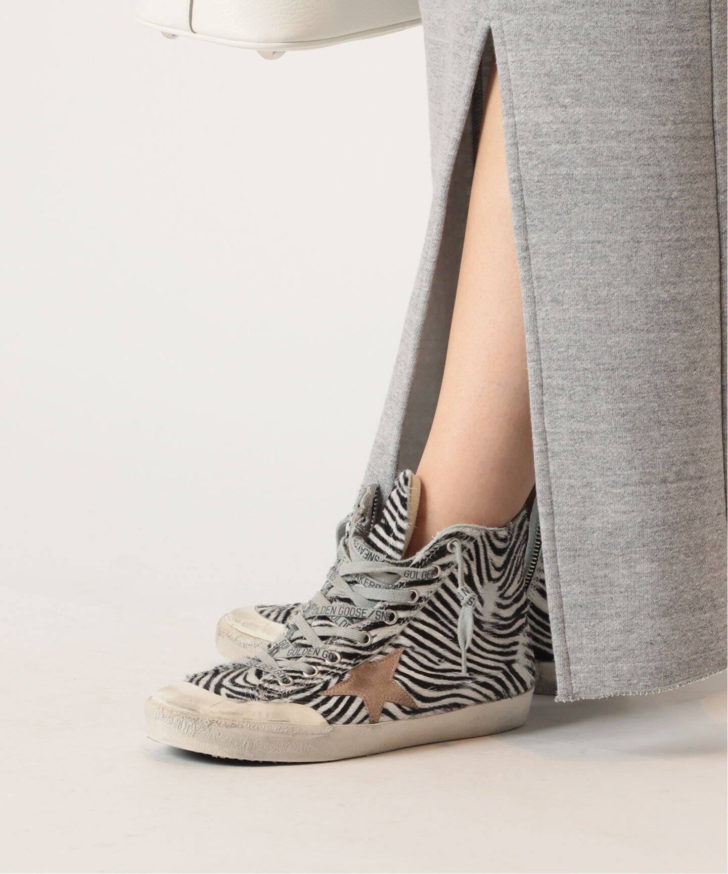 GOLDEN GOOSE / ゴールデングース】 zebra ハイカットスニーカー 