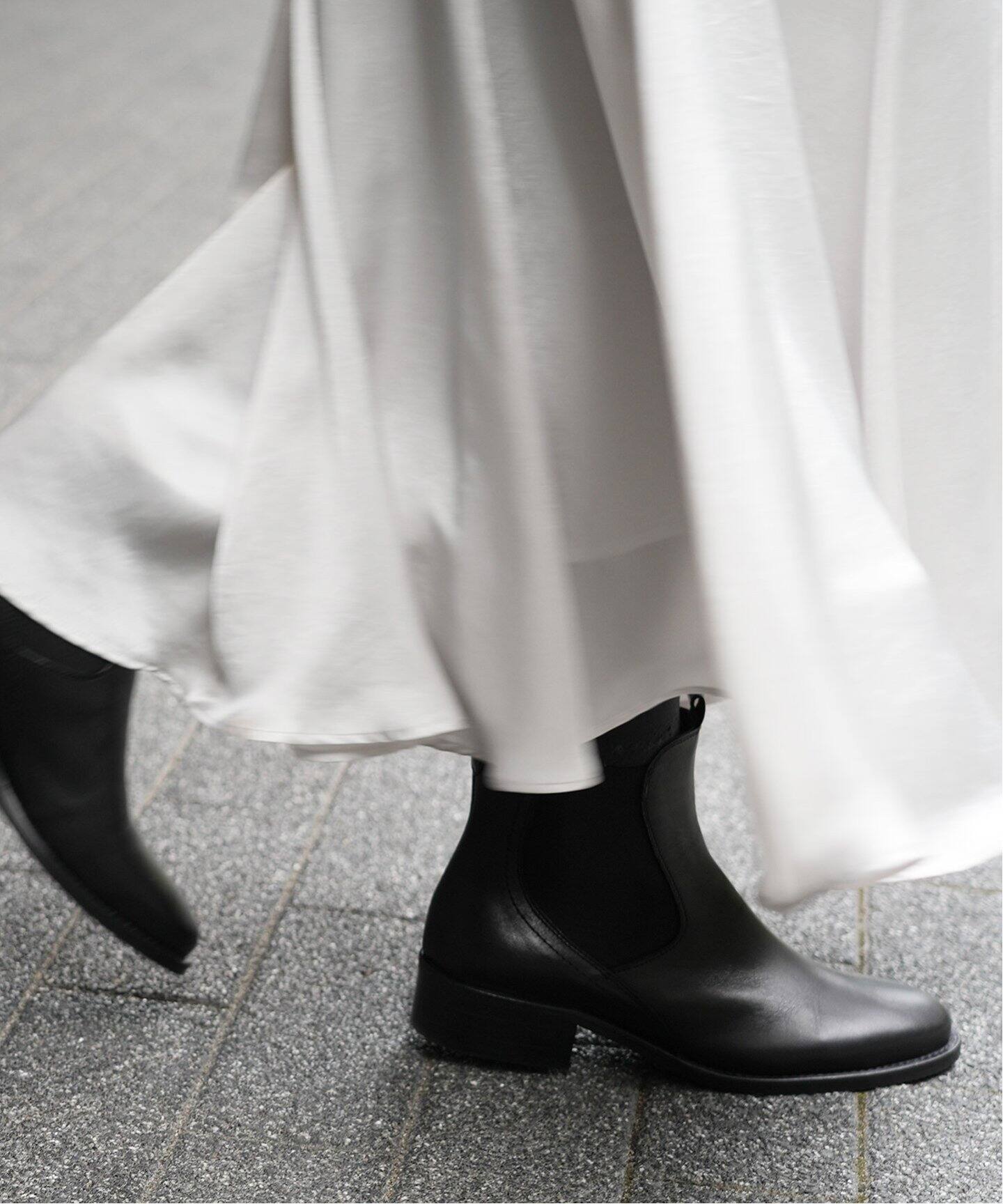 CORSO ROMA 9/コルソローマノーヴェ】SIDE GOORE ブーツ（ブーティ  