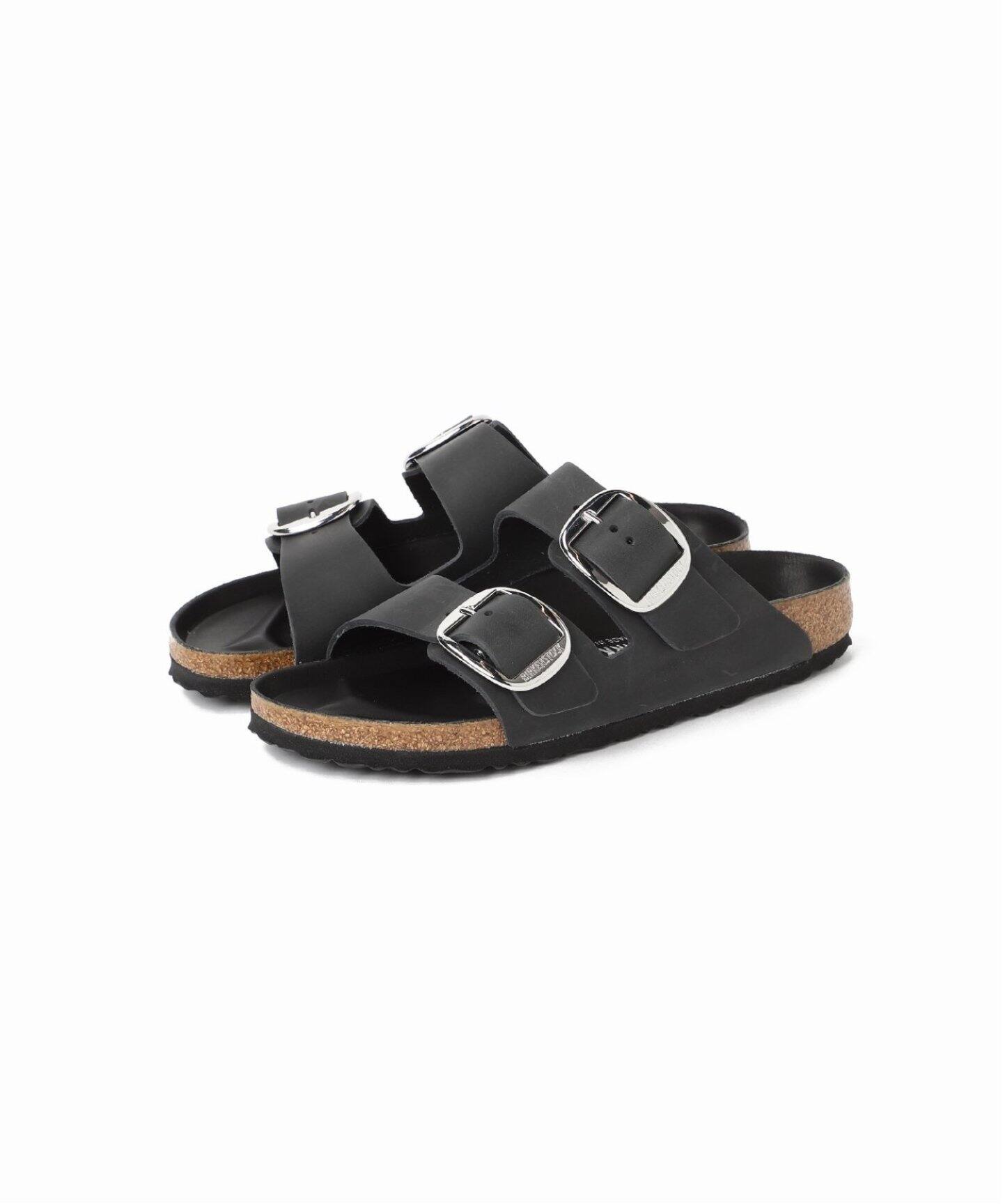BIRKENSTOCK ビルケンシュトックシエナビックバックル コニャック 並べ 
