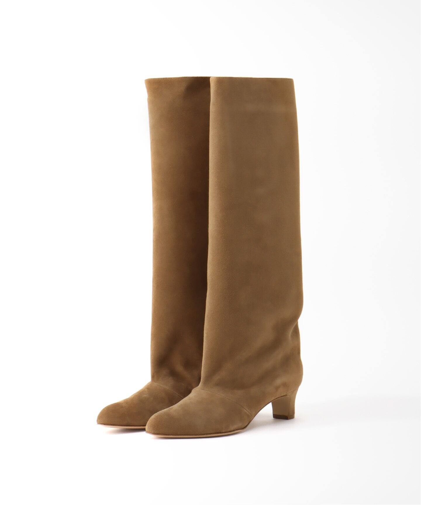 NEBULONIE/ネブローニ】別注 SUEDE HEEL 4.5 ブーツ（ロングブーツ 