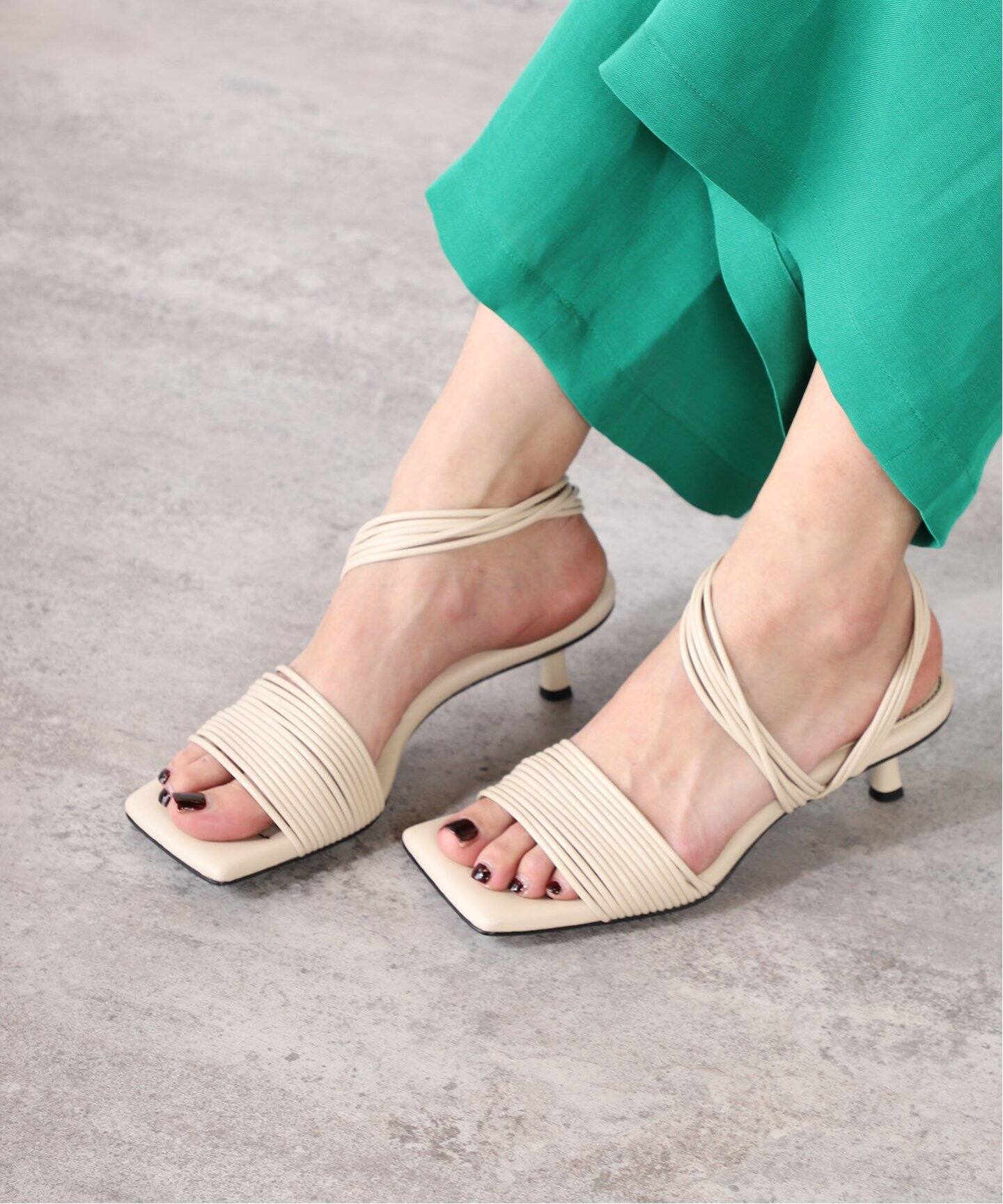 LAURENCE/ロランス】BUND LINE ヒールサンダル◇（サンダル）｜VERMEIL  