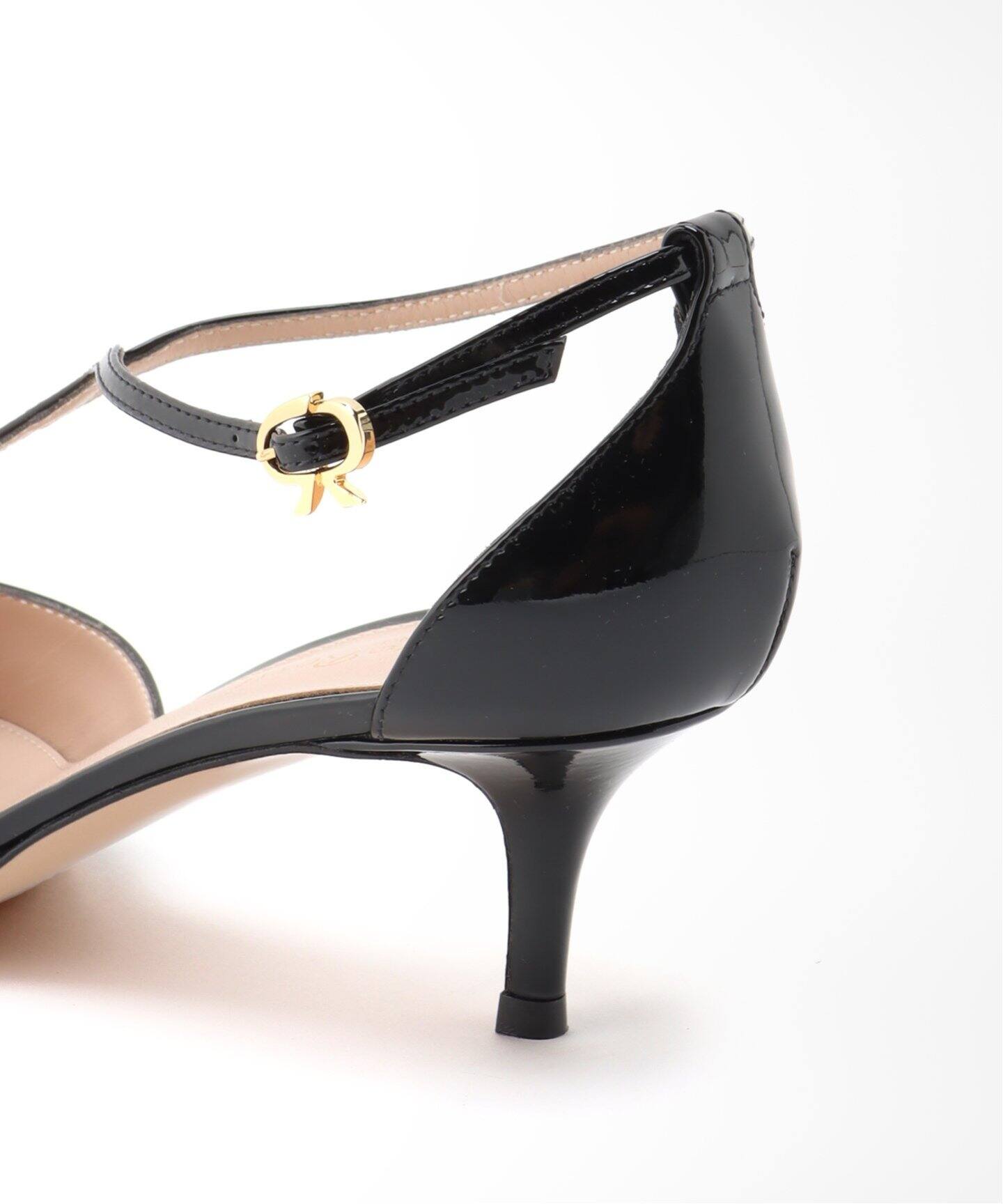 GIANVITO ROSSI/ジャンヴィト ロッシ】Ribbon T Bar VERNICE パンプス 