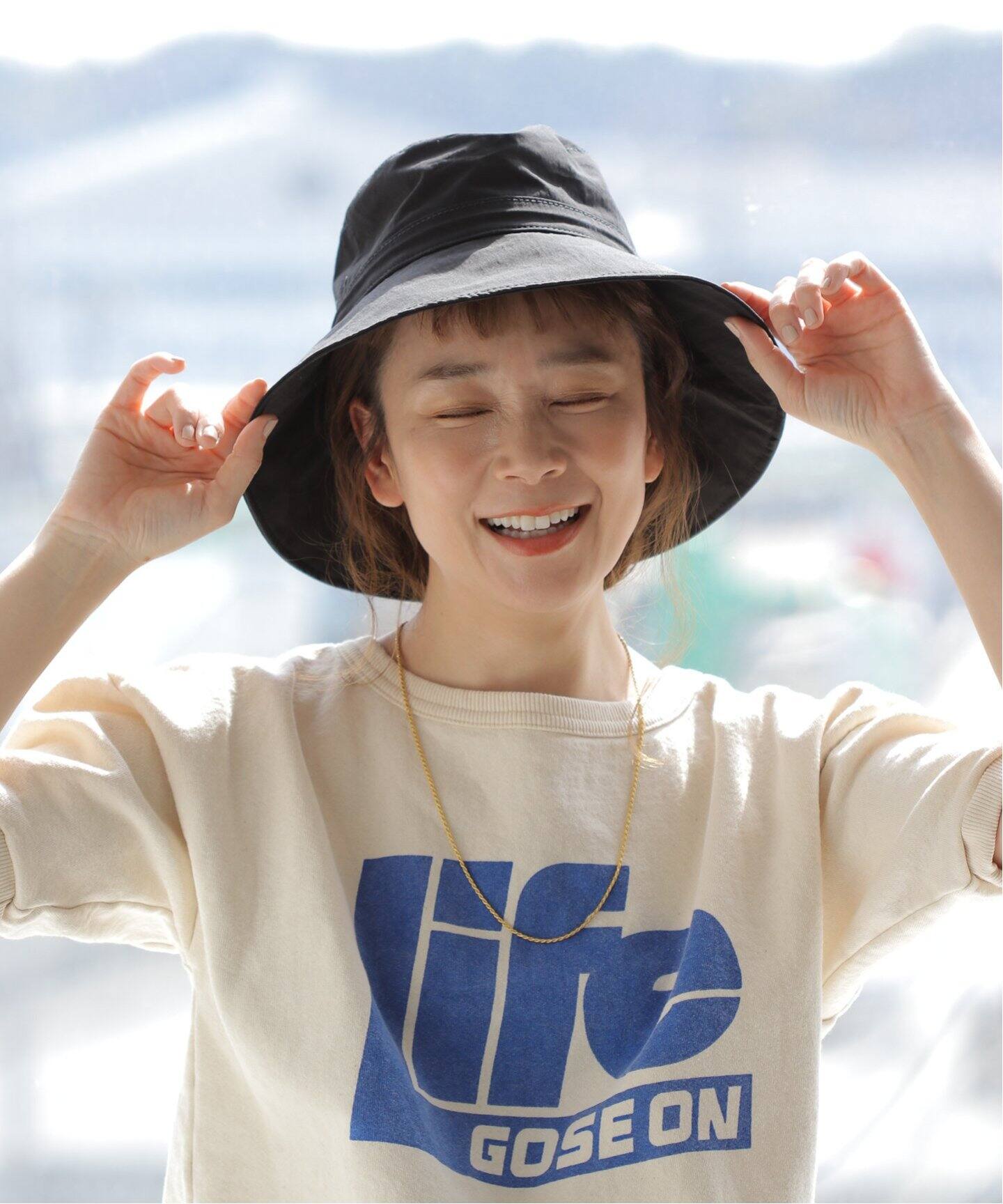 別注【SNOW PEAK / スノーピーク】*RE C/N Poplin HOME CAMP Hat 