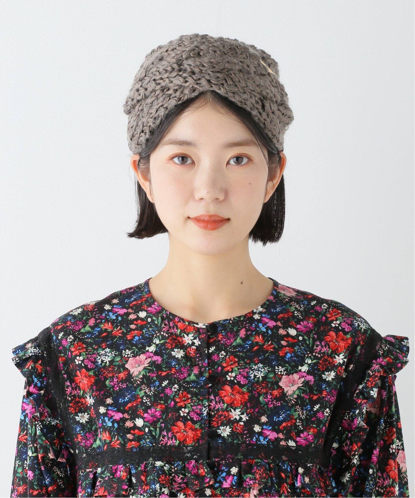 ENTWURFEIN/エントワフェイン】Daina silk mohair ヘアバンド（ヘア 