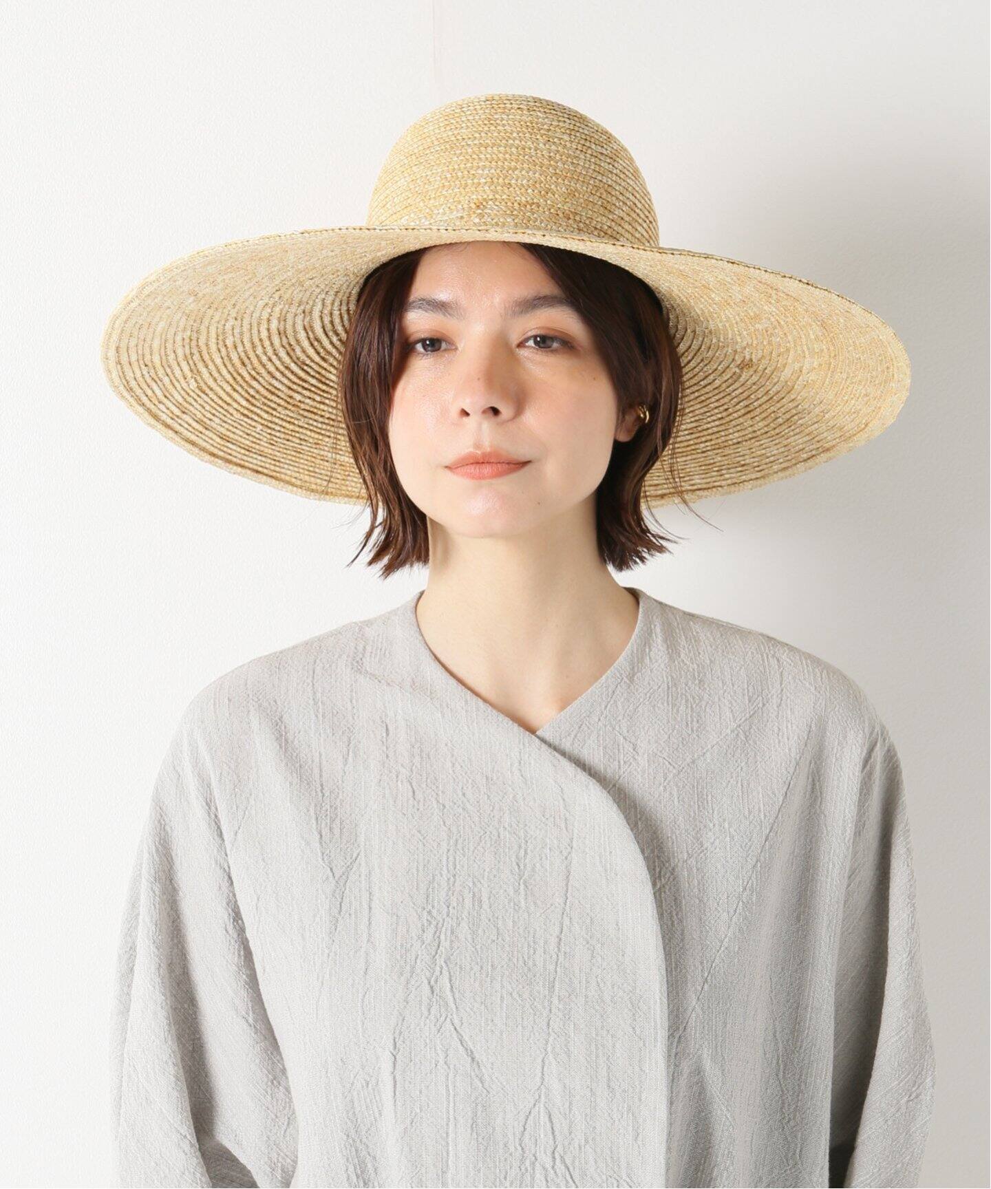 キジマタカユキ PAPER BRAID SOFT HAT みにくく ストローハット